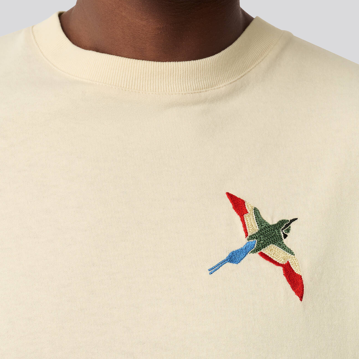 Camiseta Beige Axel Arigato Micro Bee Bird