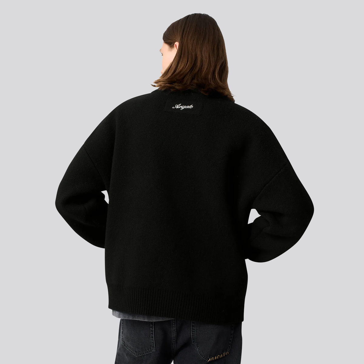Buzo Negro Axel Arigato Zip Up