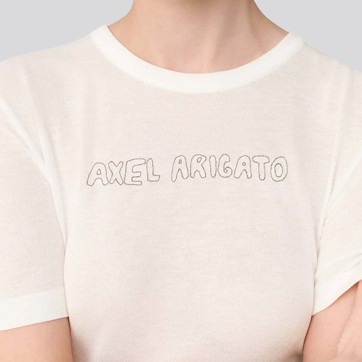 Camiseta Blanca Axel Arigato Sheer