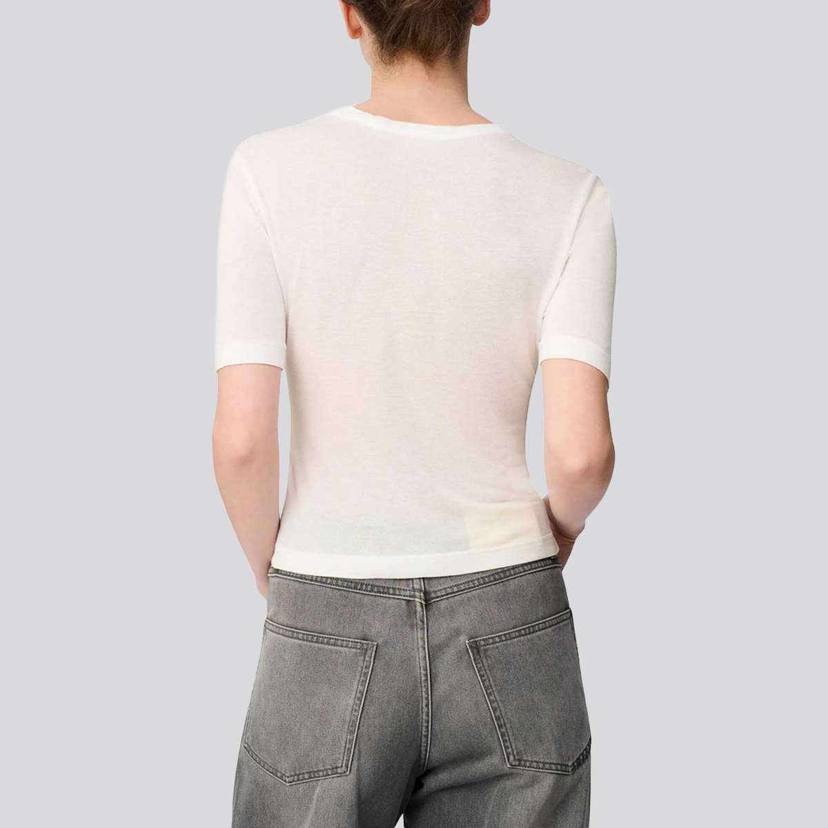 Camiseta Blanca Axel Arigato Sheer