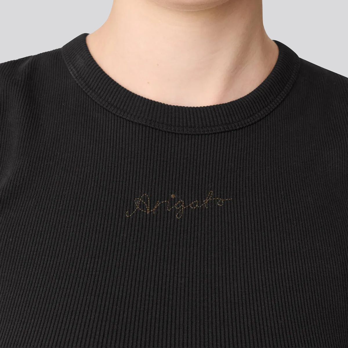 Top Negro Axel Arigato Ribbed Tank