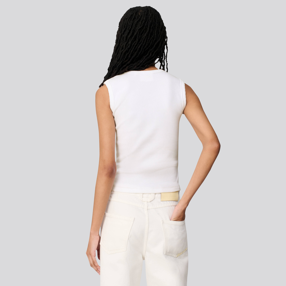 Top Blanco Axel Arigato Ribbed Tank