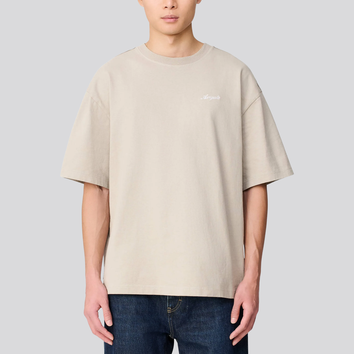 Camiseta Gris Axel Arigato Stone Grey Honor