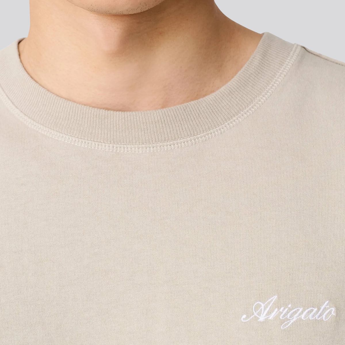 Camiseta Gris Axel Arigato Stone Grey Honor