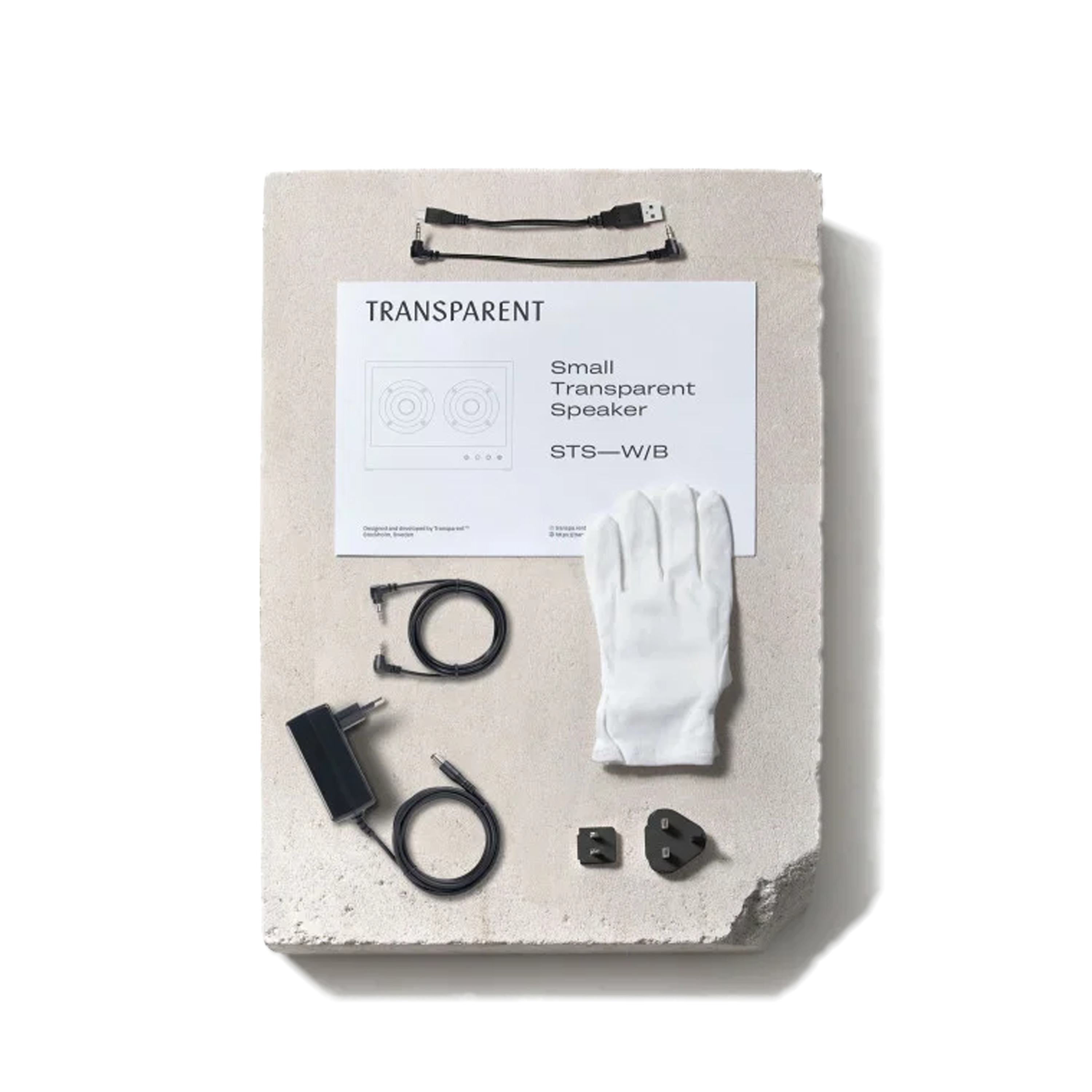Speaker Negro Transparent "STS"