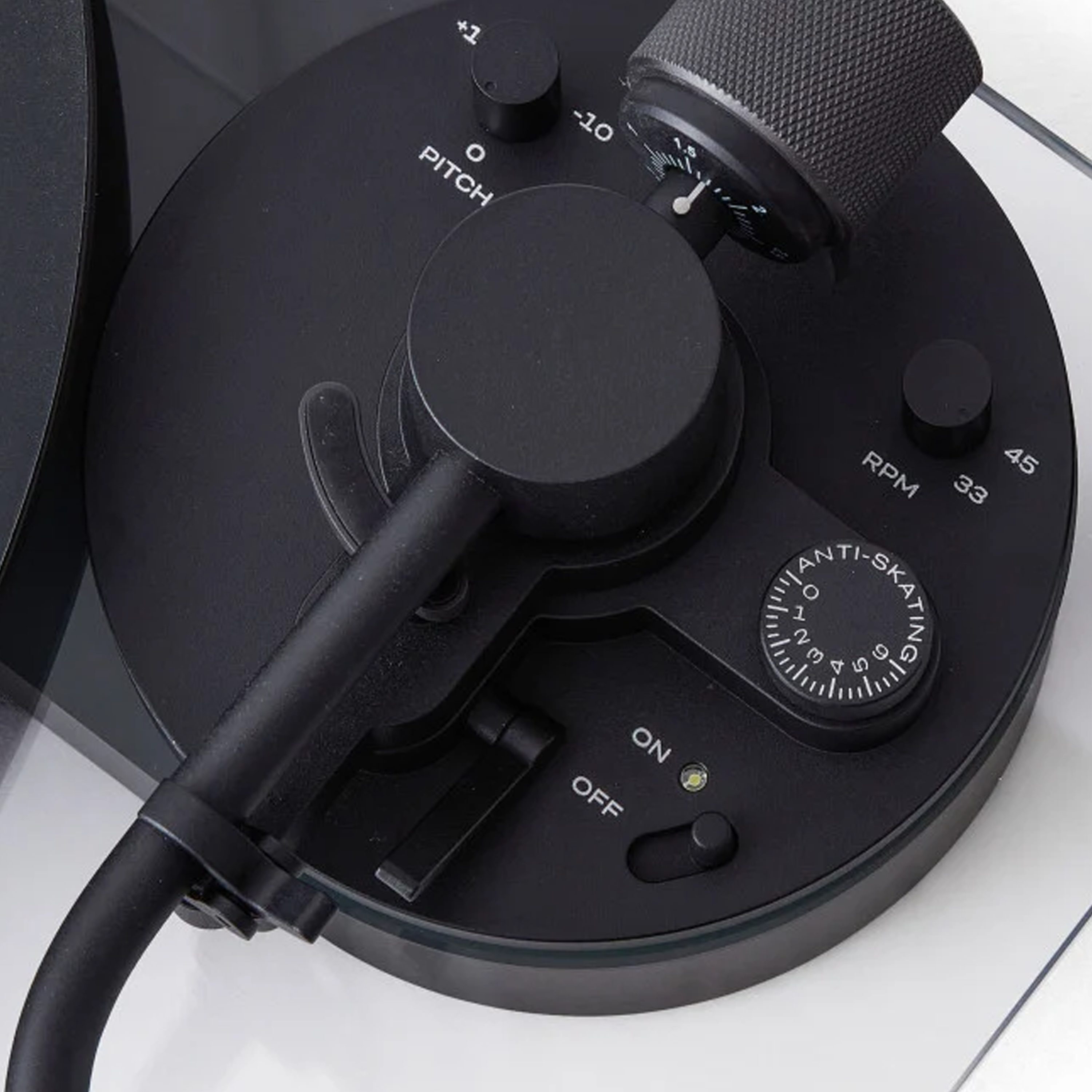 Speaker Negro Transparent "Turntable"