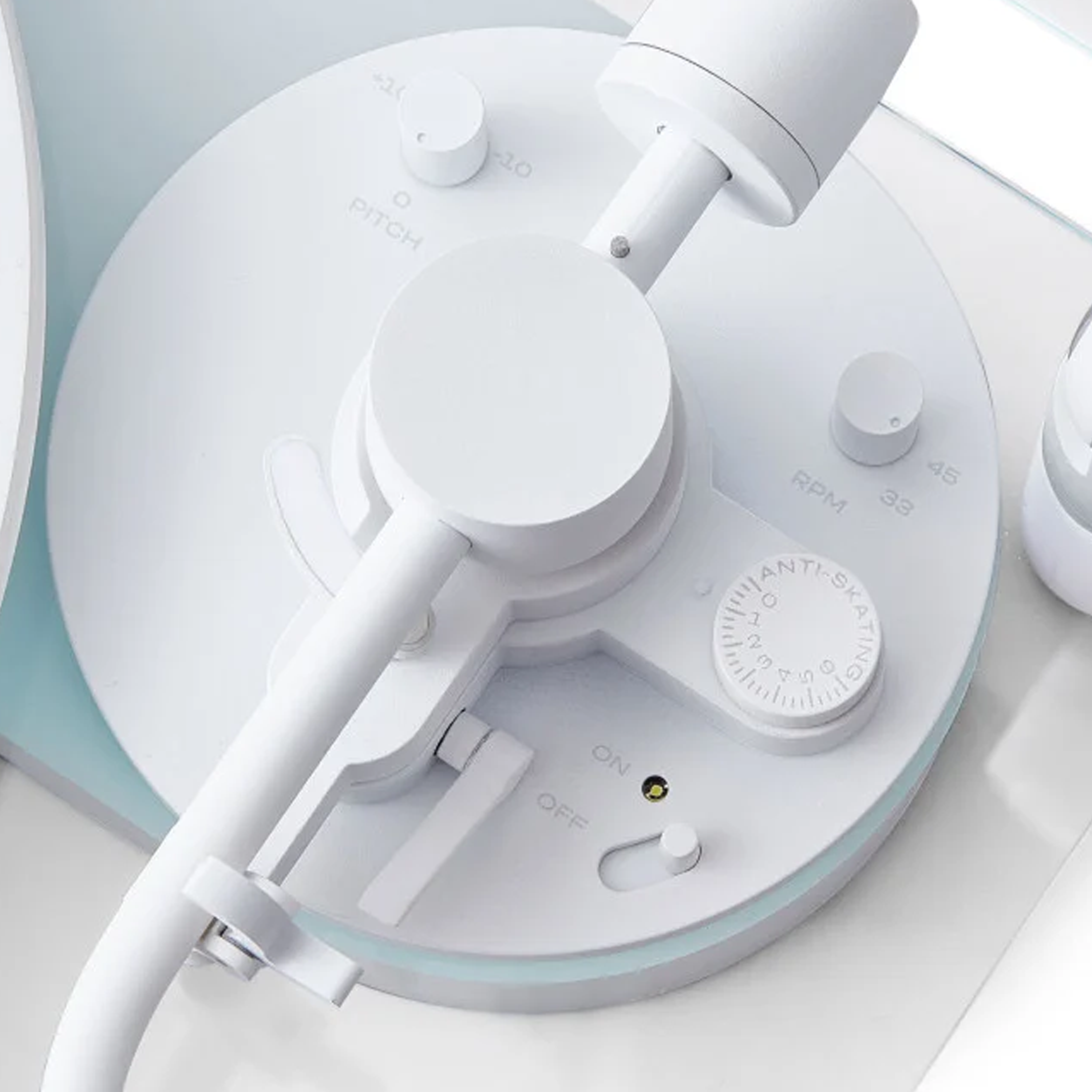 Speaker Blanco Transparent "Turntable"