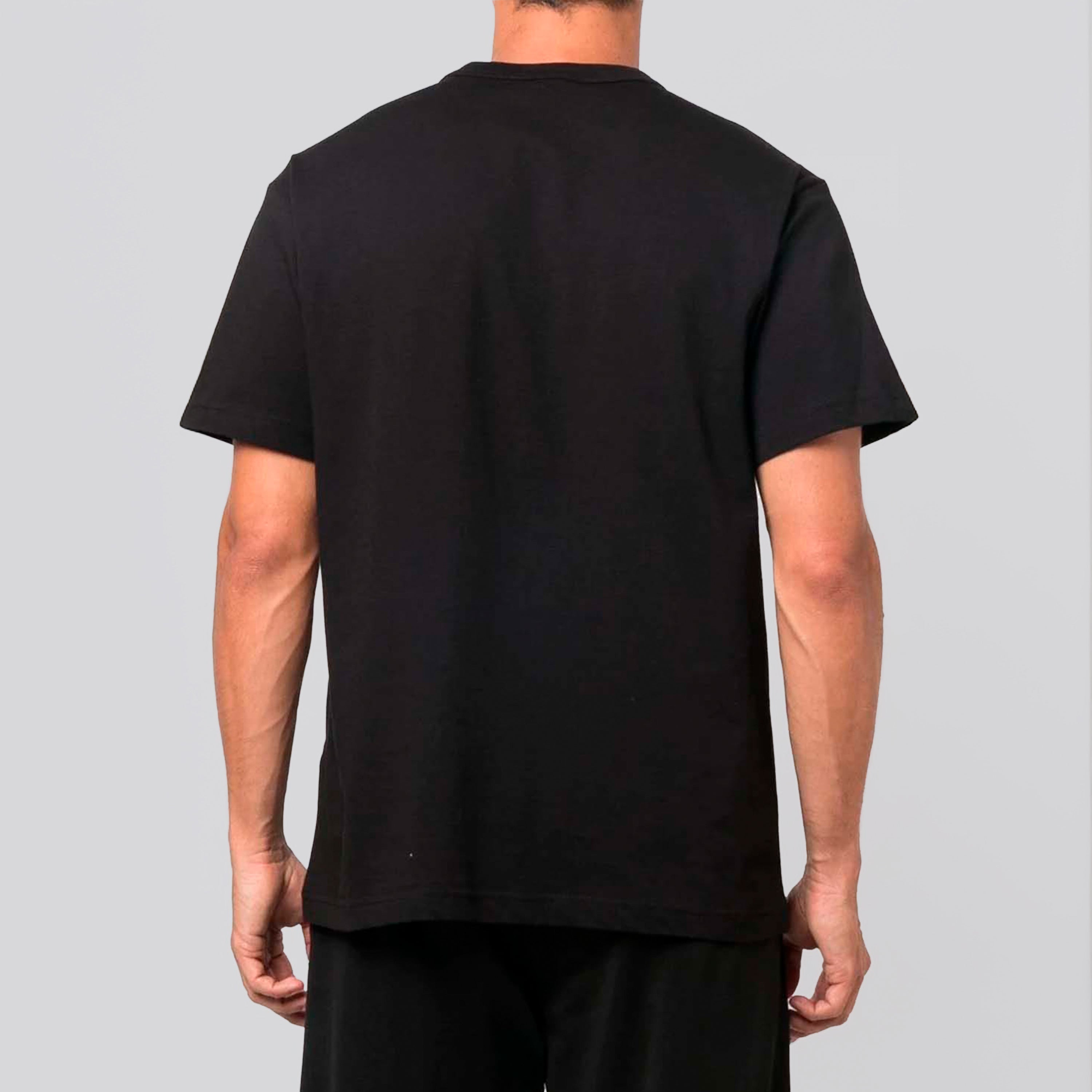 Camiseta Negra Versace Jeans Couture Orange Logo