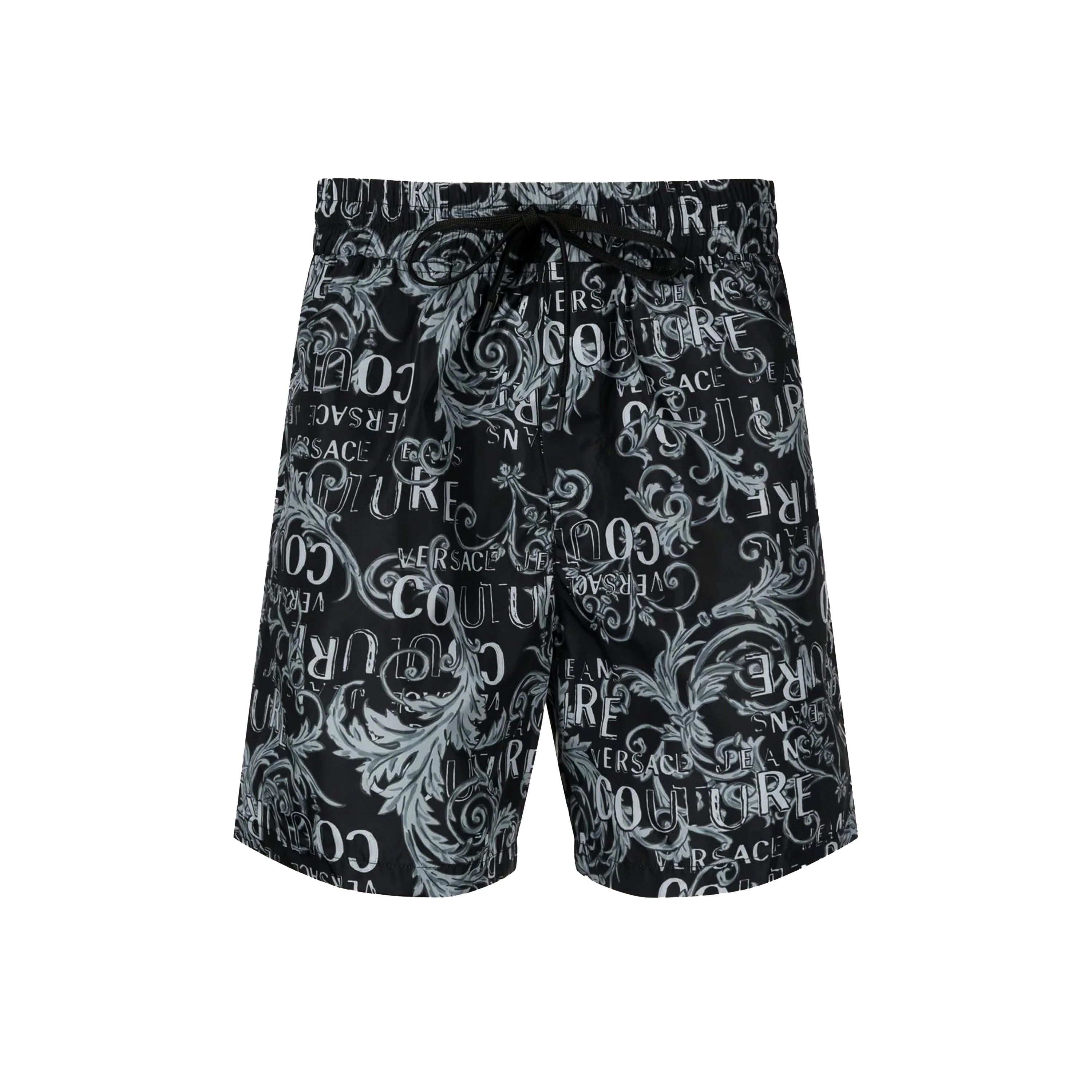 Pantaloneta Negra Versace Couture Baroque