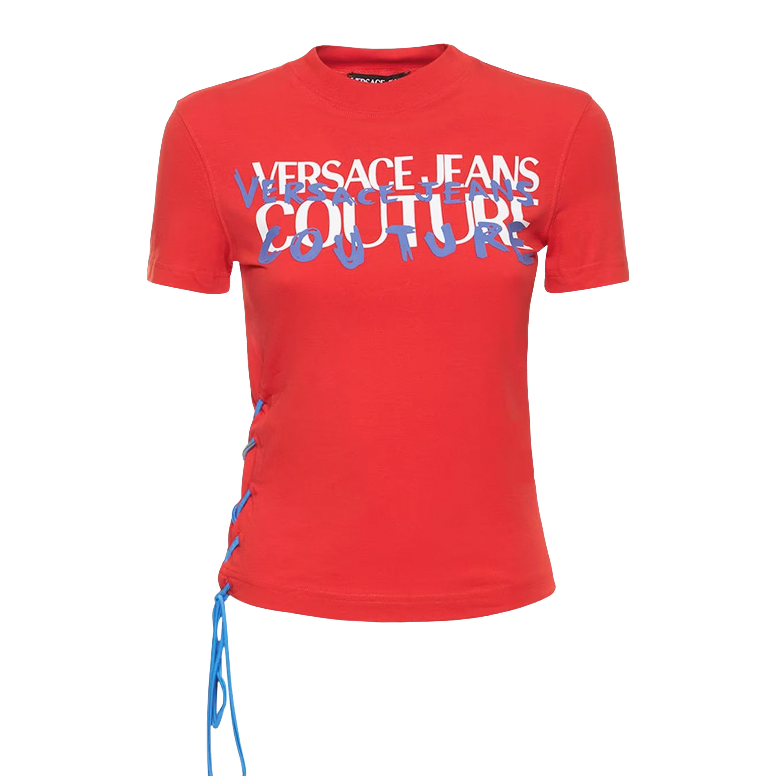 Camiseta Roja Versace Couture Lace