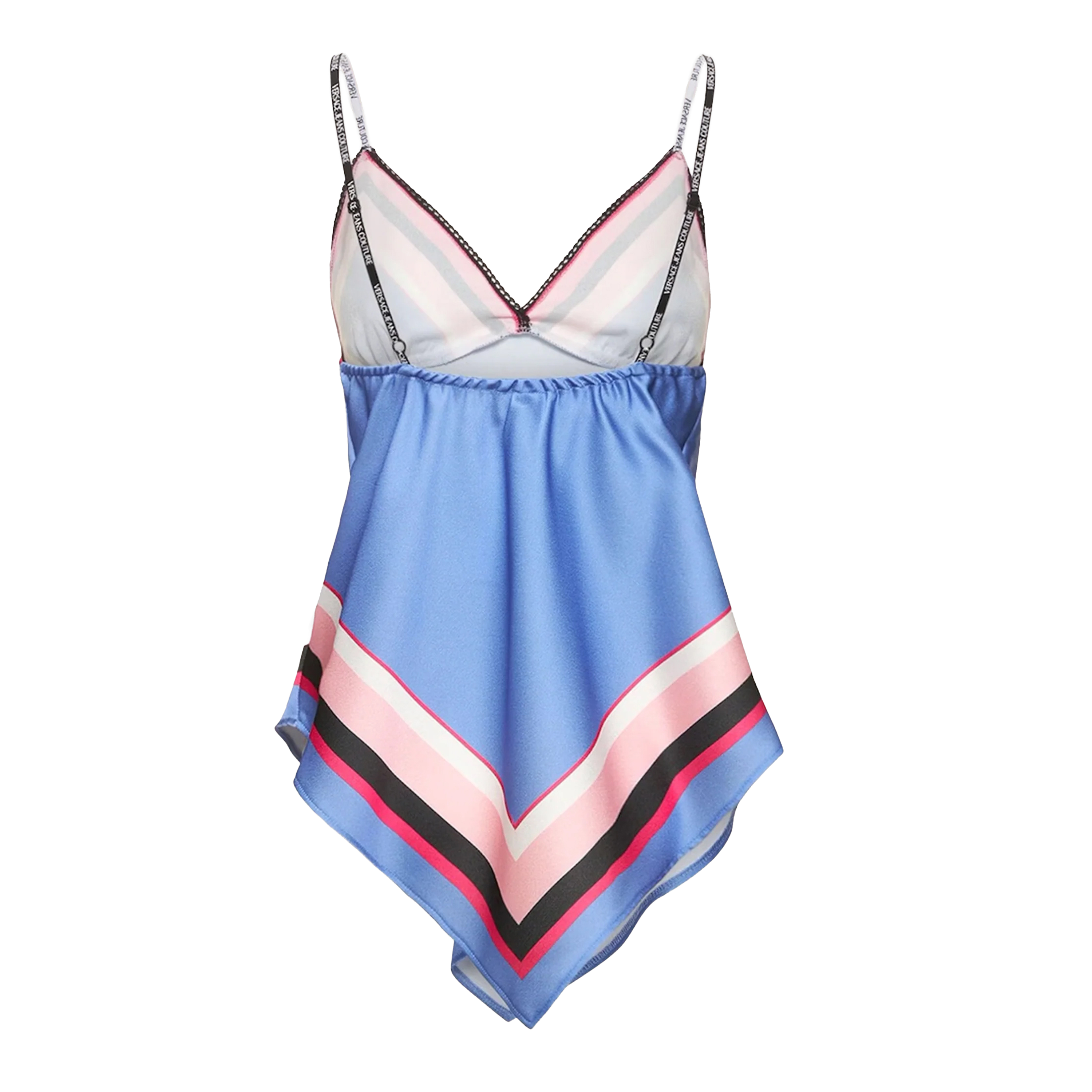 Top Multicolor Versace Couture Roses Foulard