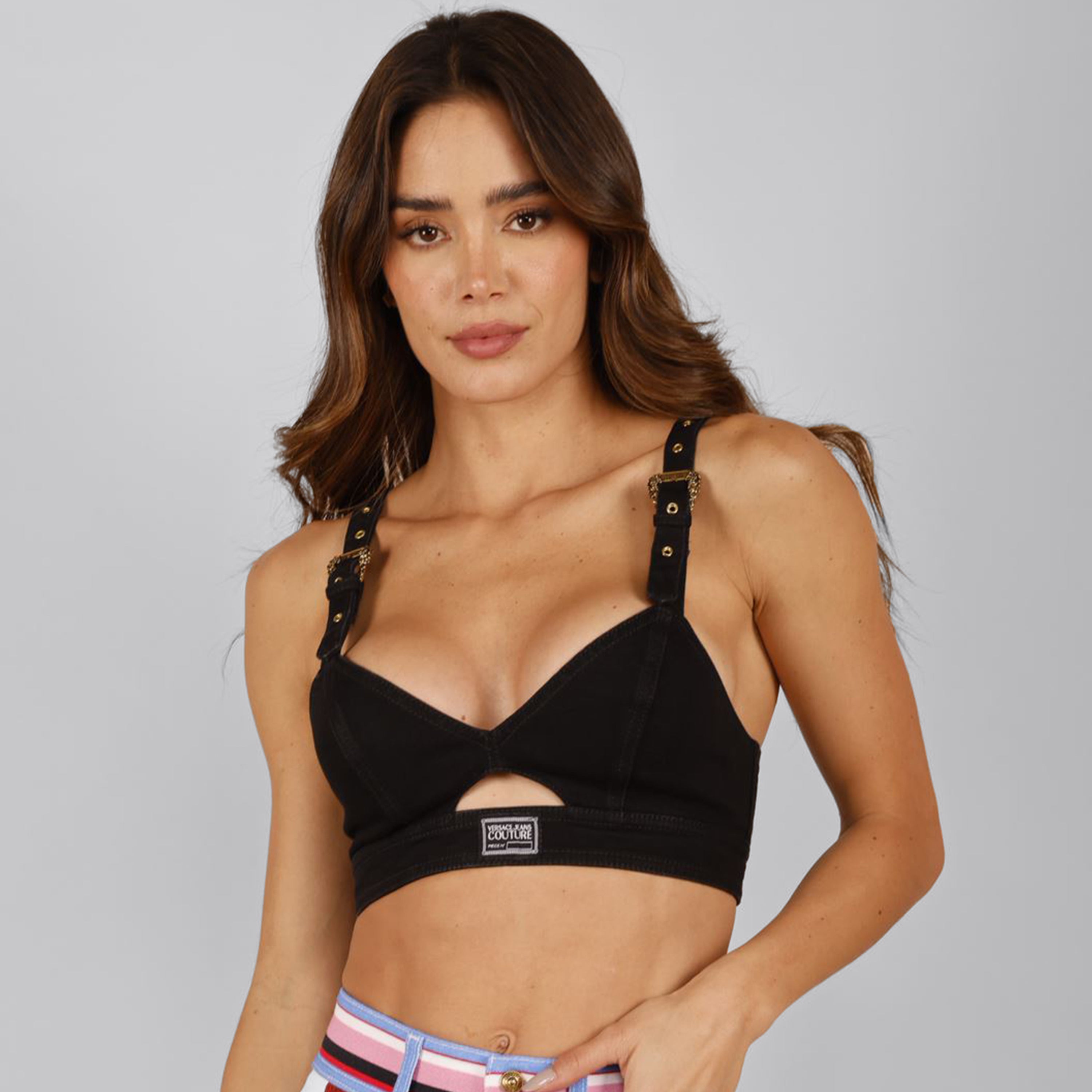 Top Negro Versace Couture B Slouchy