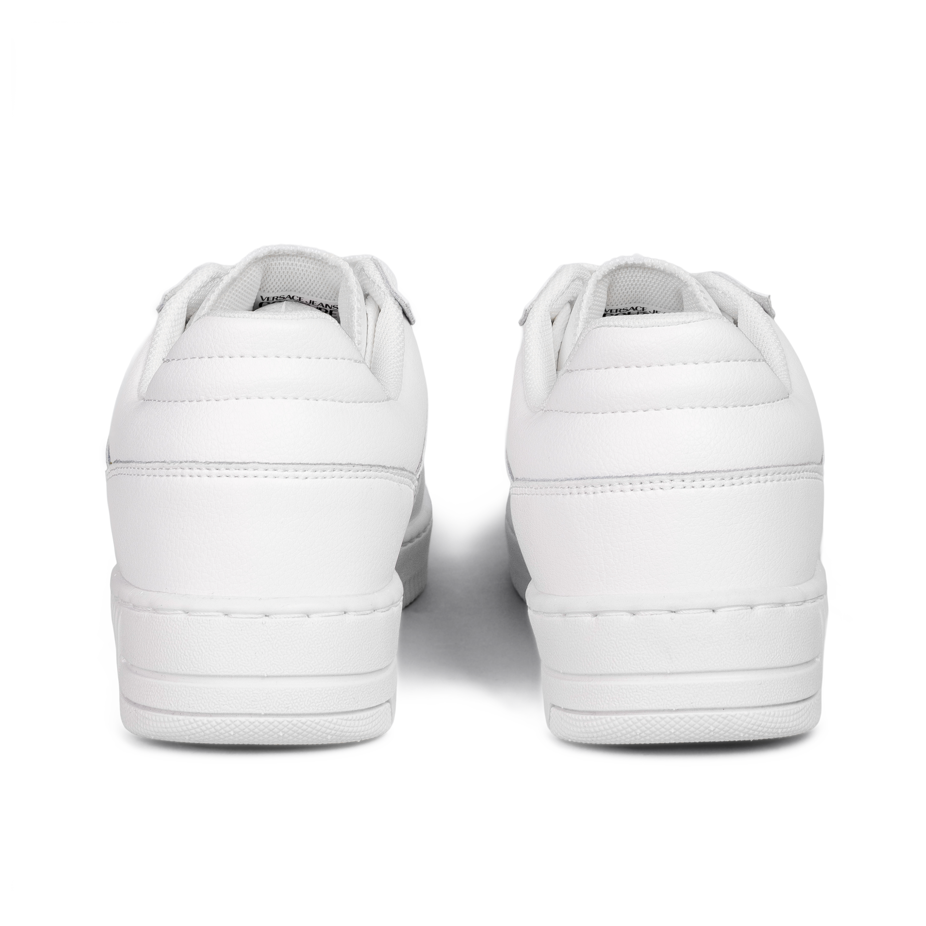 Sneakers Blanco Versace Couture Grainy Leather