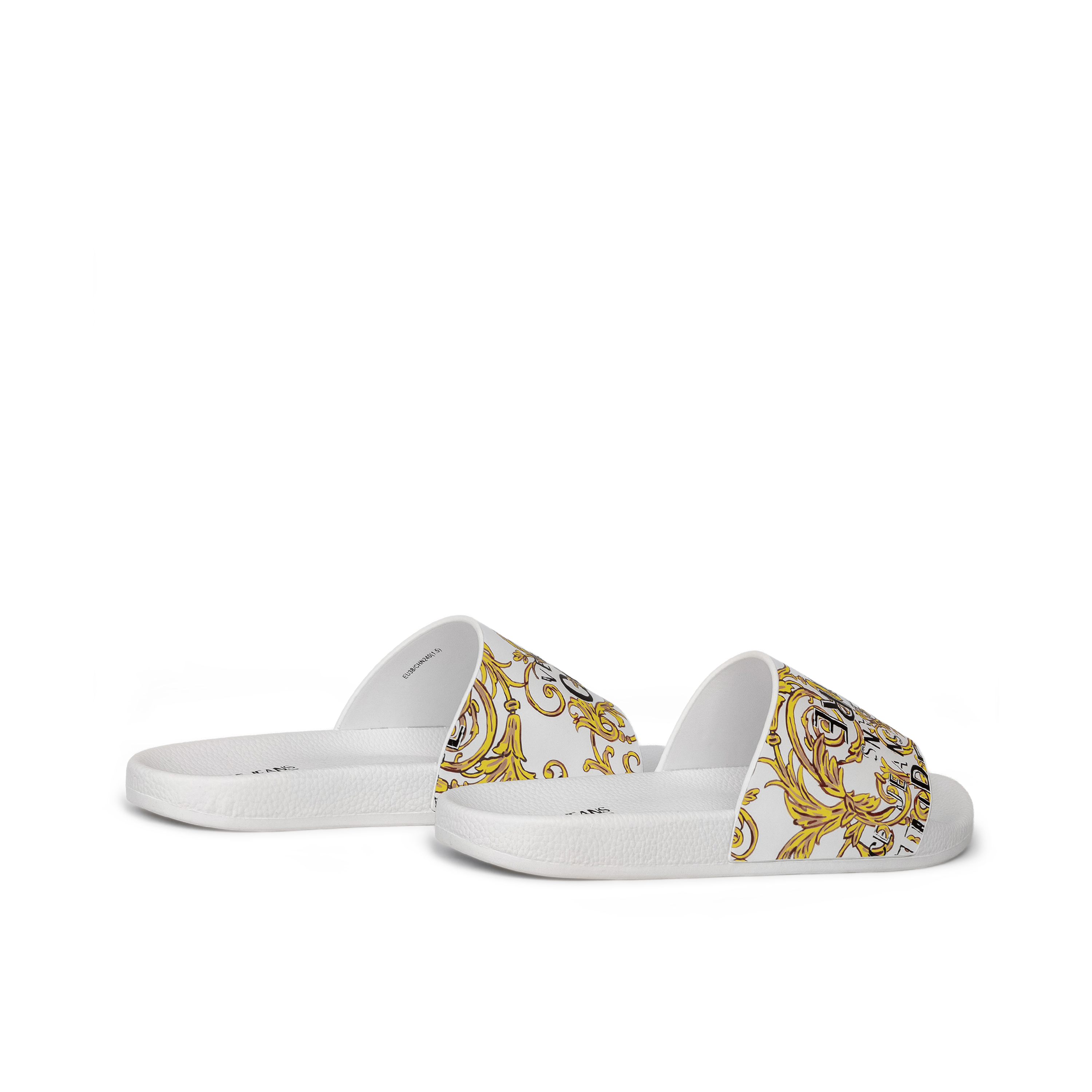 Sandalias Blancas Versace Couture Gummy Baroque