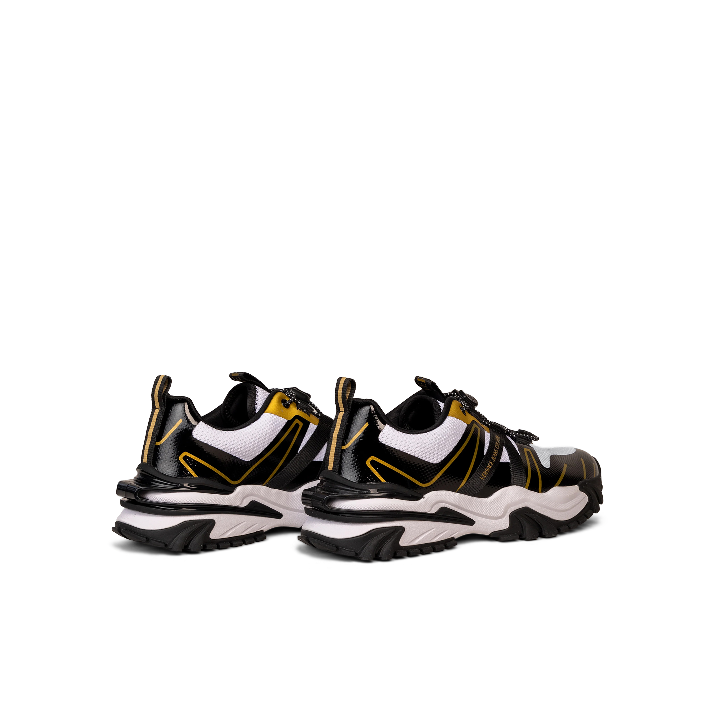 Sneakers Negro Blanco Versace Couture Chunky