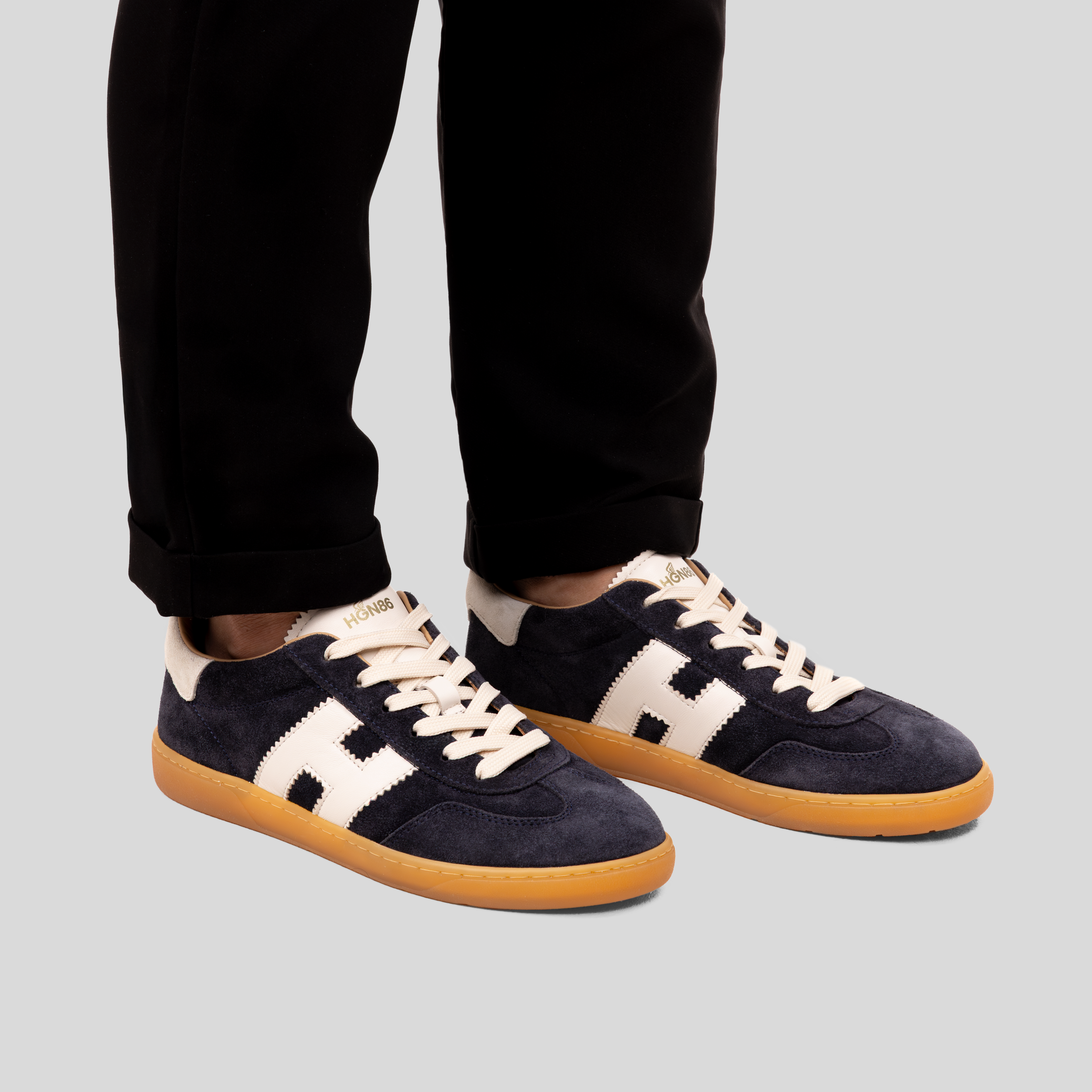 Sneakers Azules Hogan Cool Allacciato H