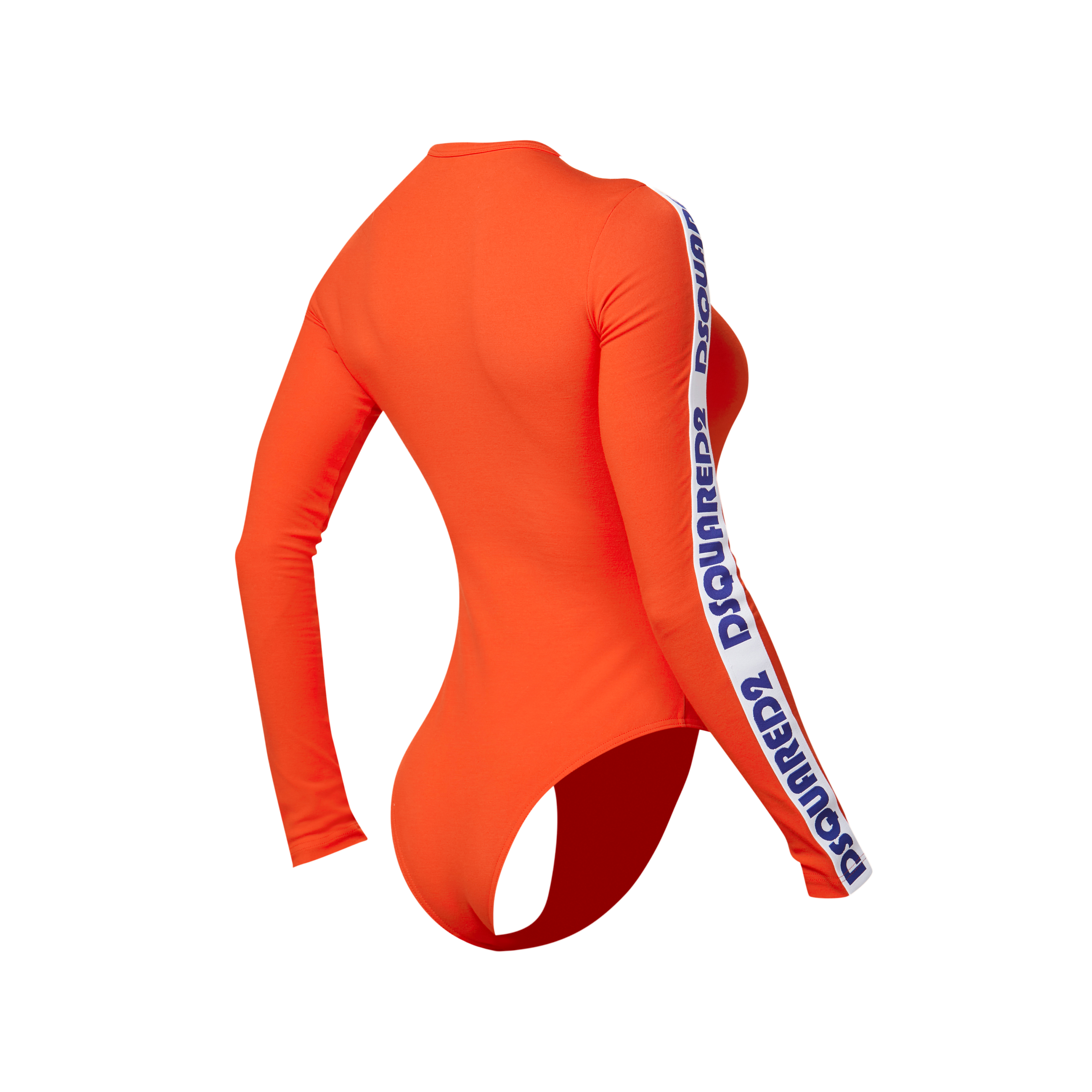 Body Naranja Dsquared2 Manga Larga