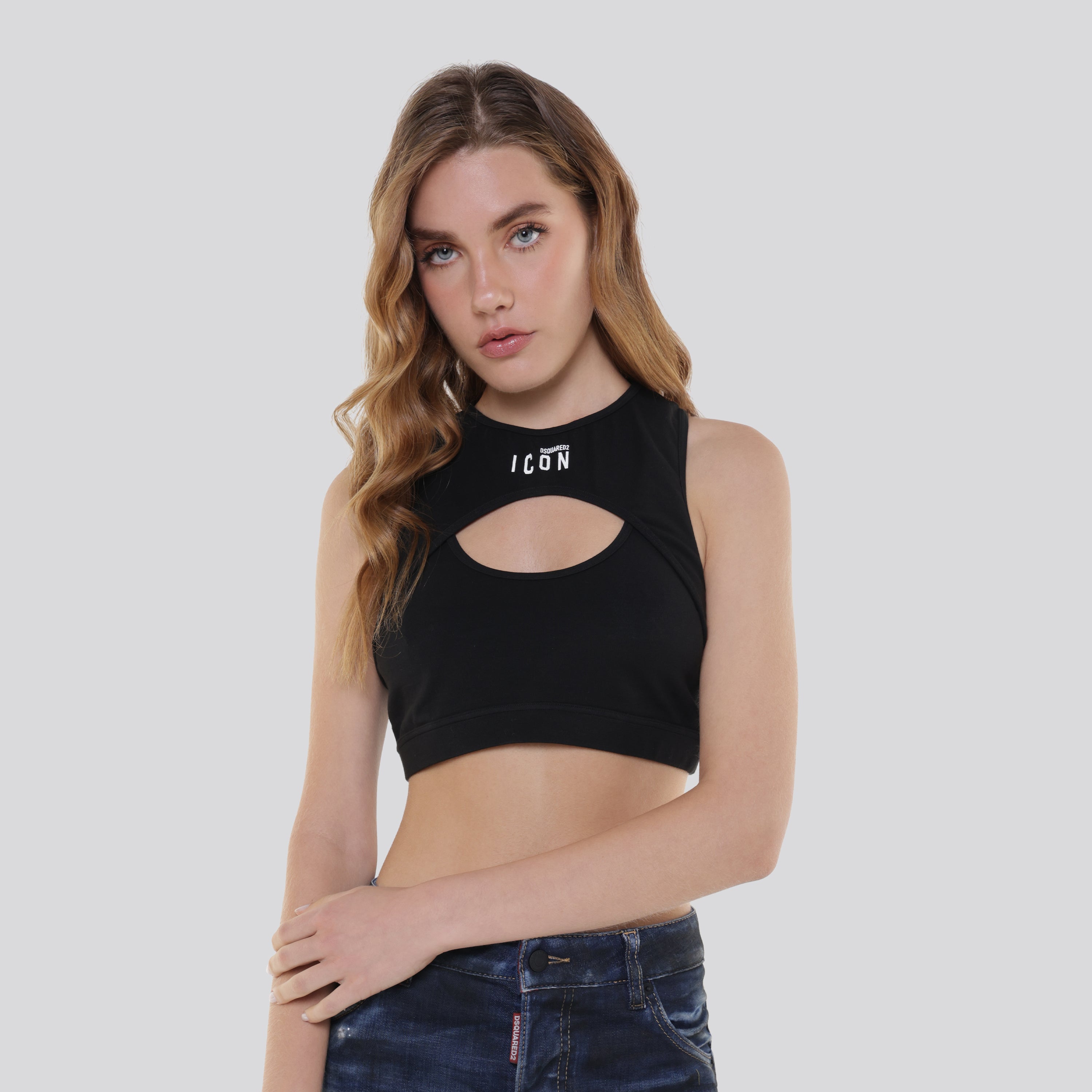 Top Negro Dsquared2 Icon