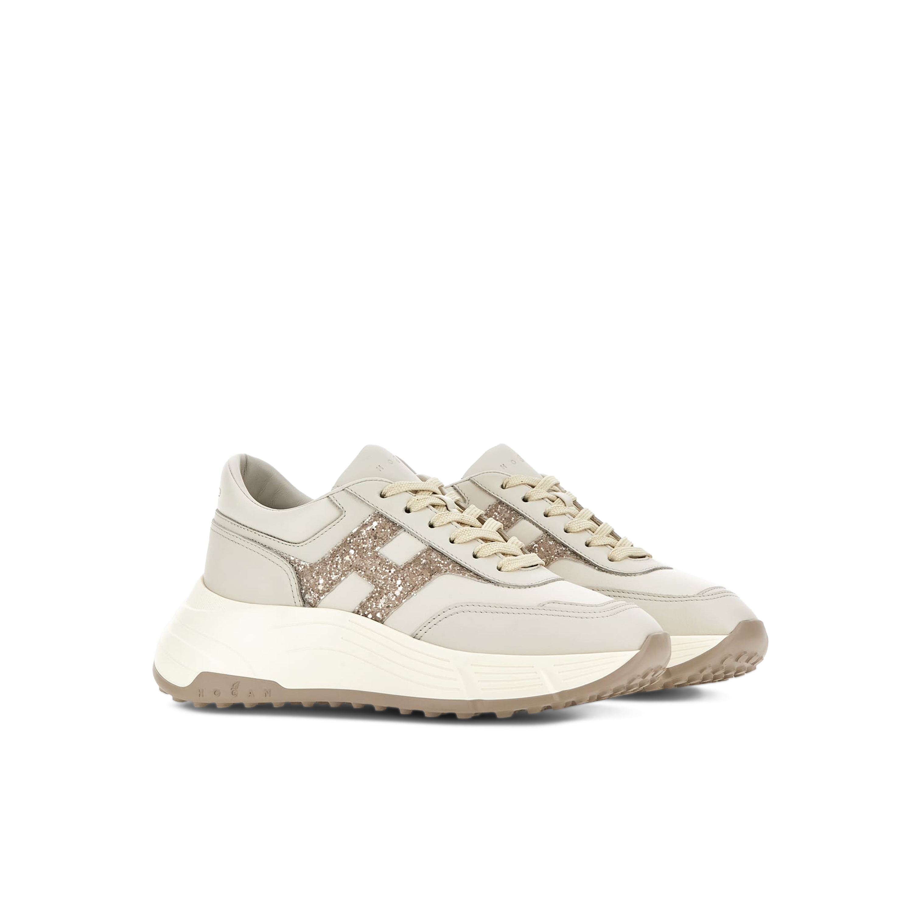 Sneakers Blancos Hogan Hi Fi Allacciato H