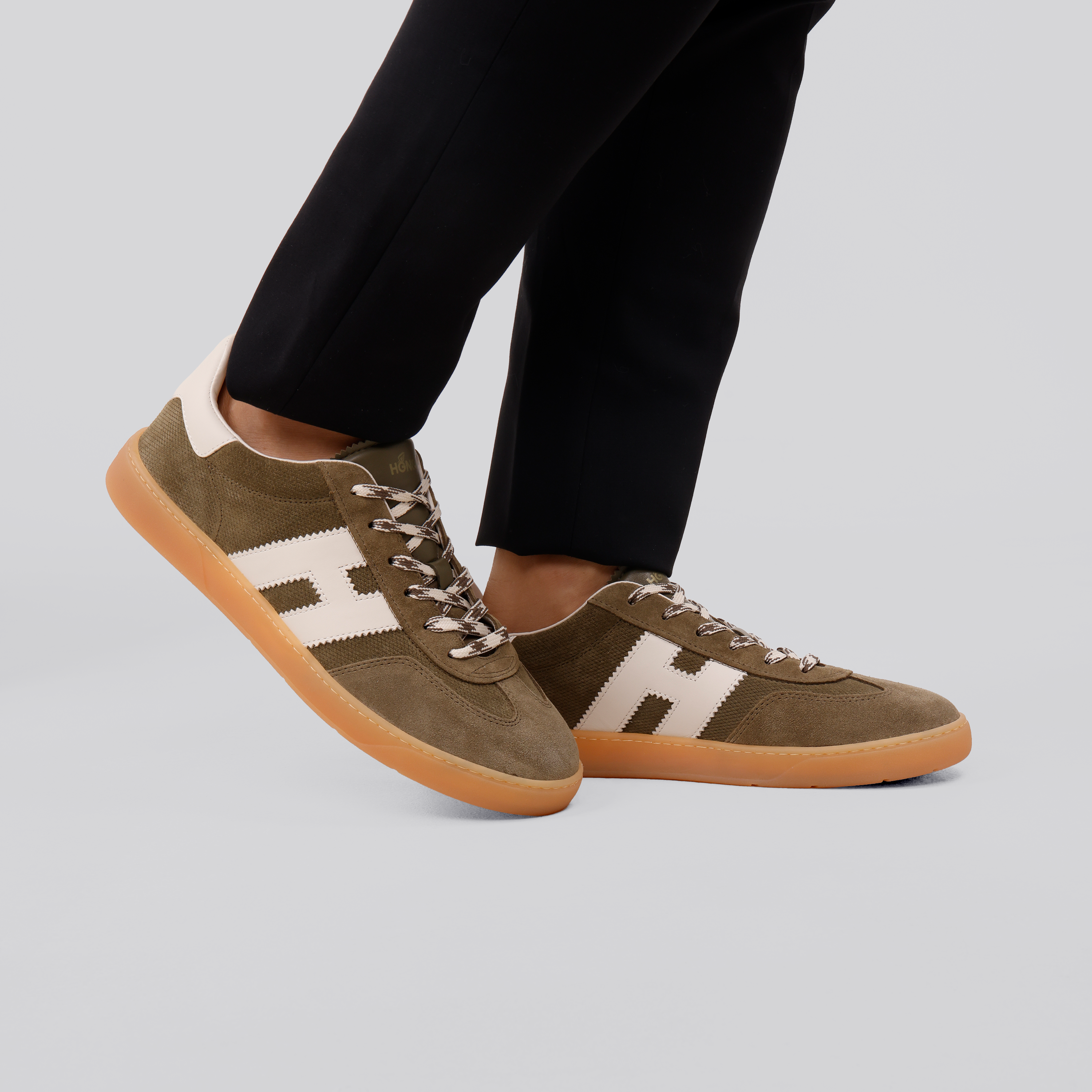 Sneakers Verdes Hogan Cool Allacciato H