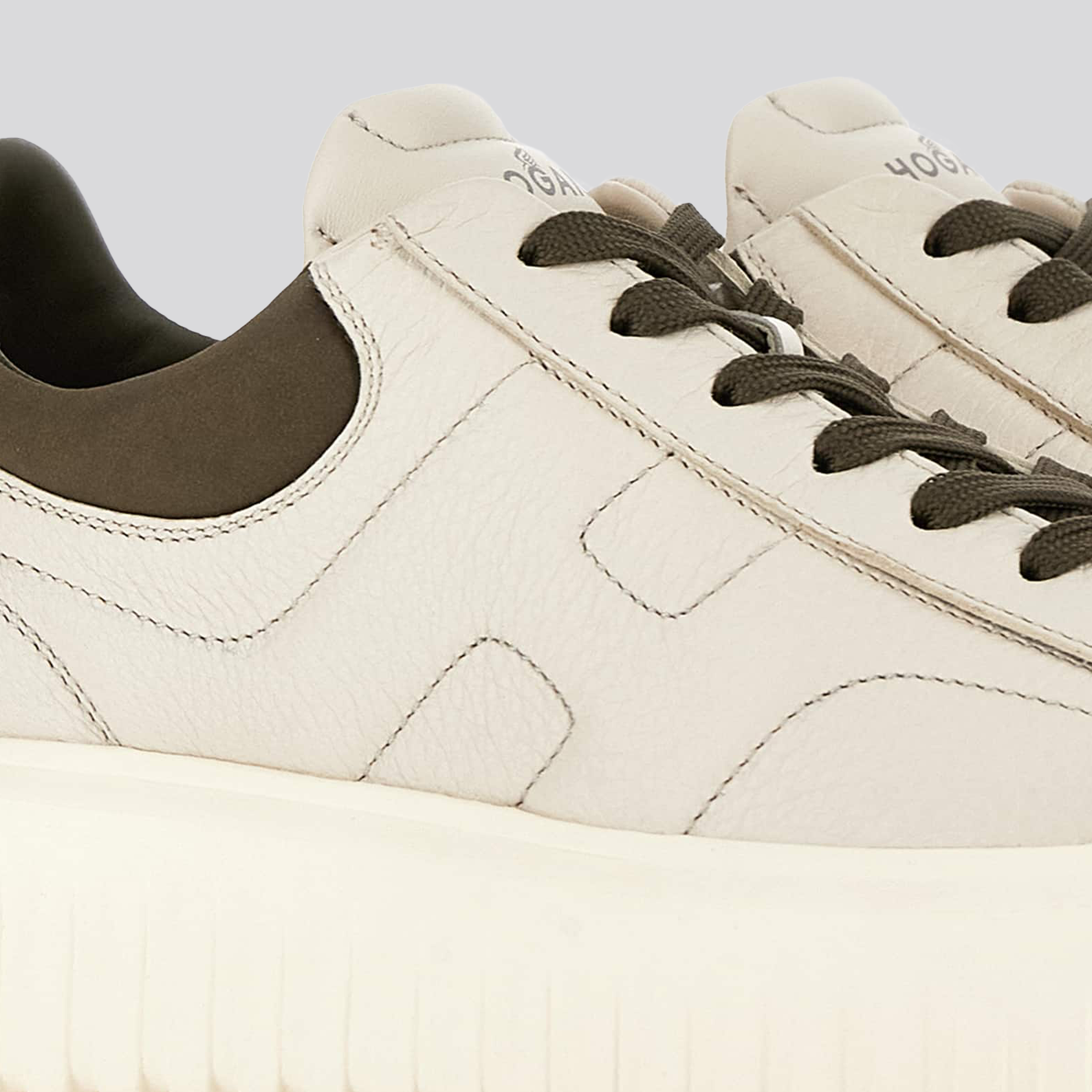 Sneakers Ivory Hogan H-Stripes