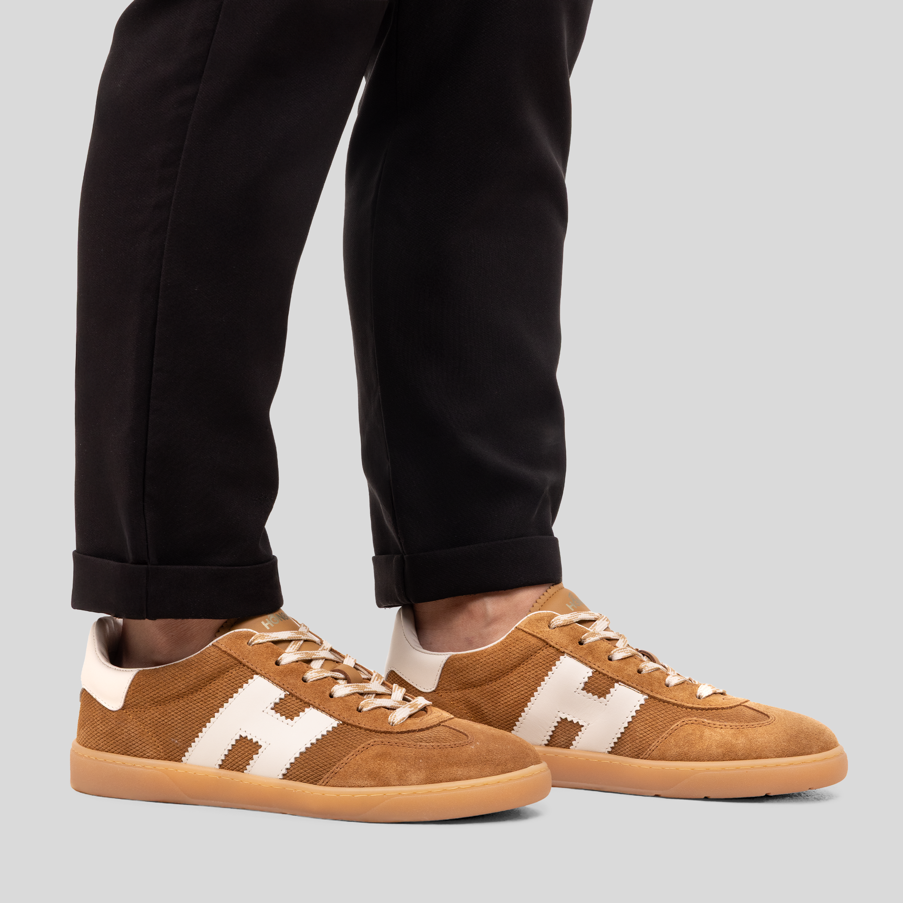 Sneakers Marrón Hogan Cool Allacciato H