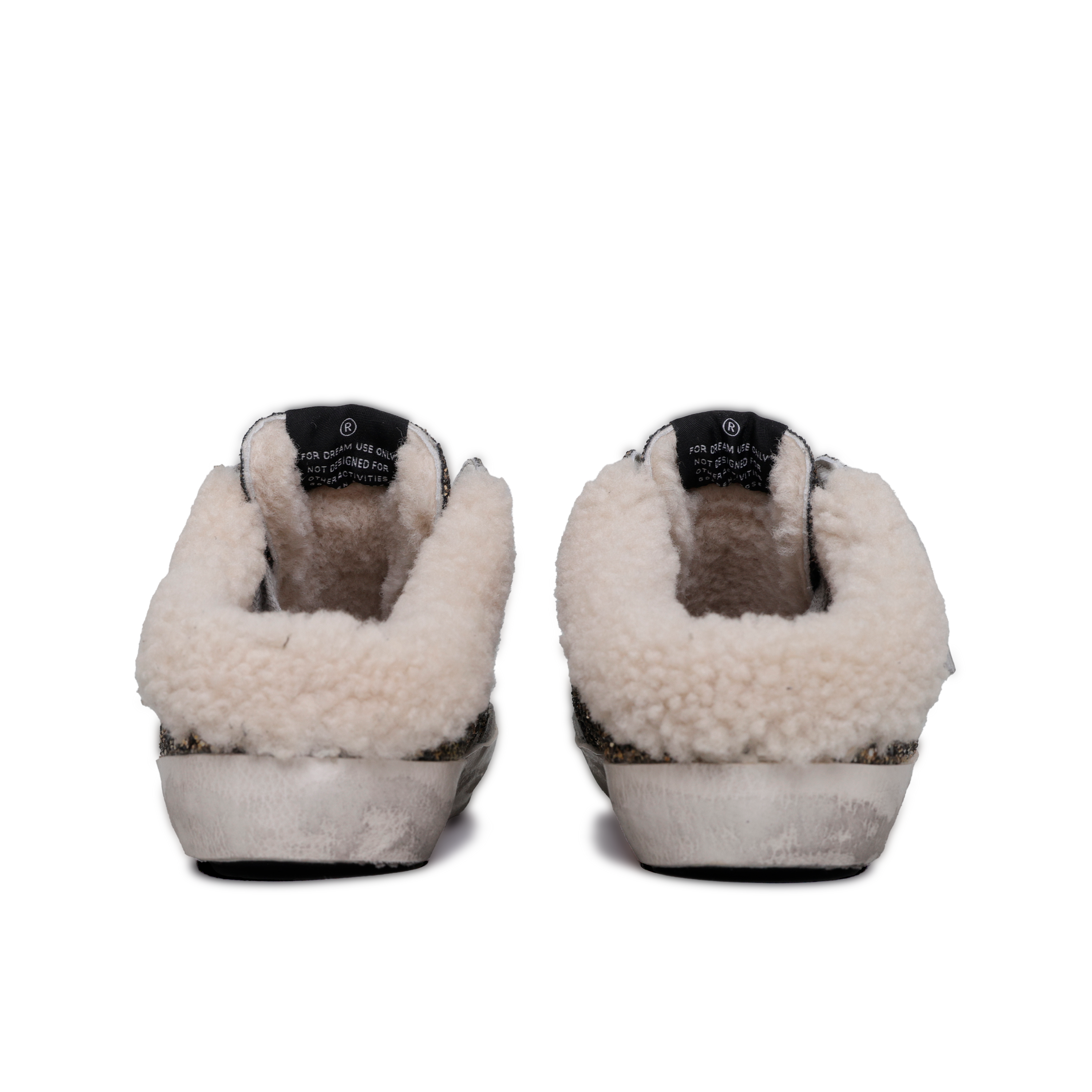 Sneaker Black Gold Golden Goose Super-Star Sabot Glitter