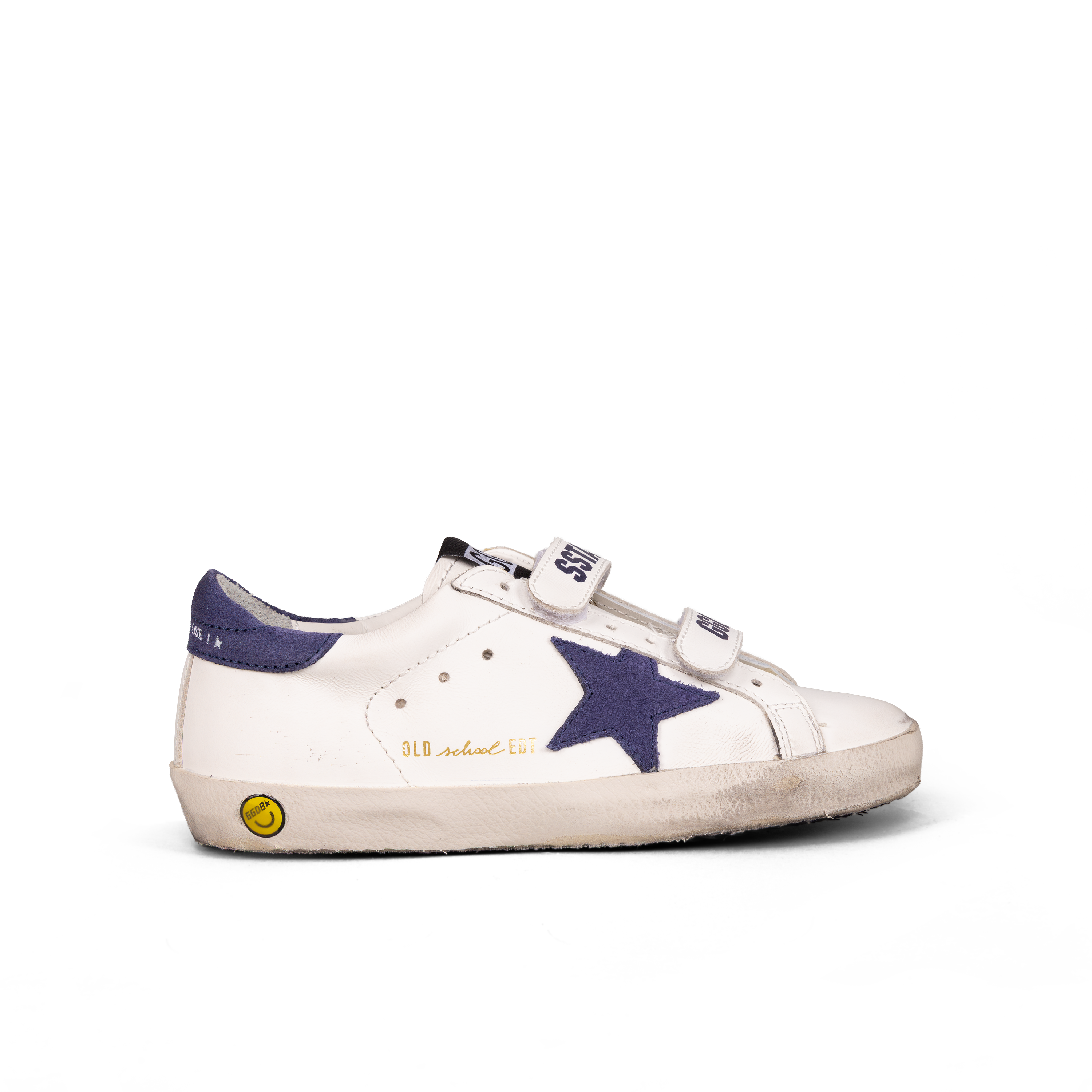 Sneakers Blancos Golden Goose Velcro Super-Star Leather