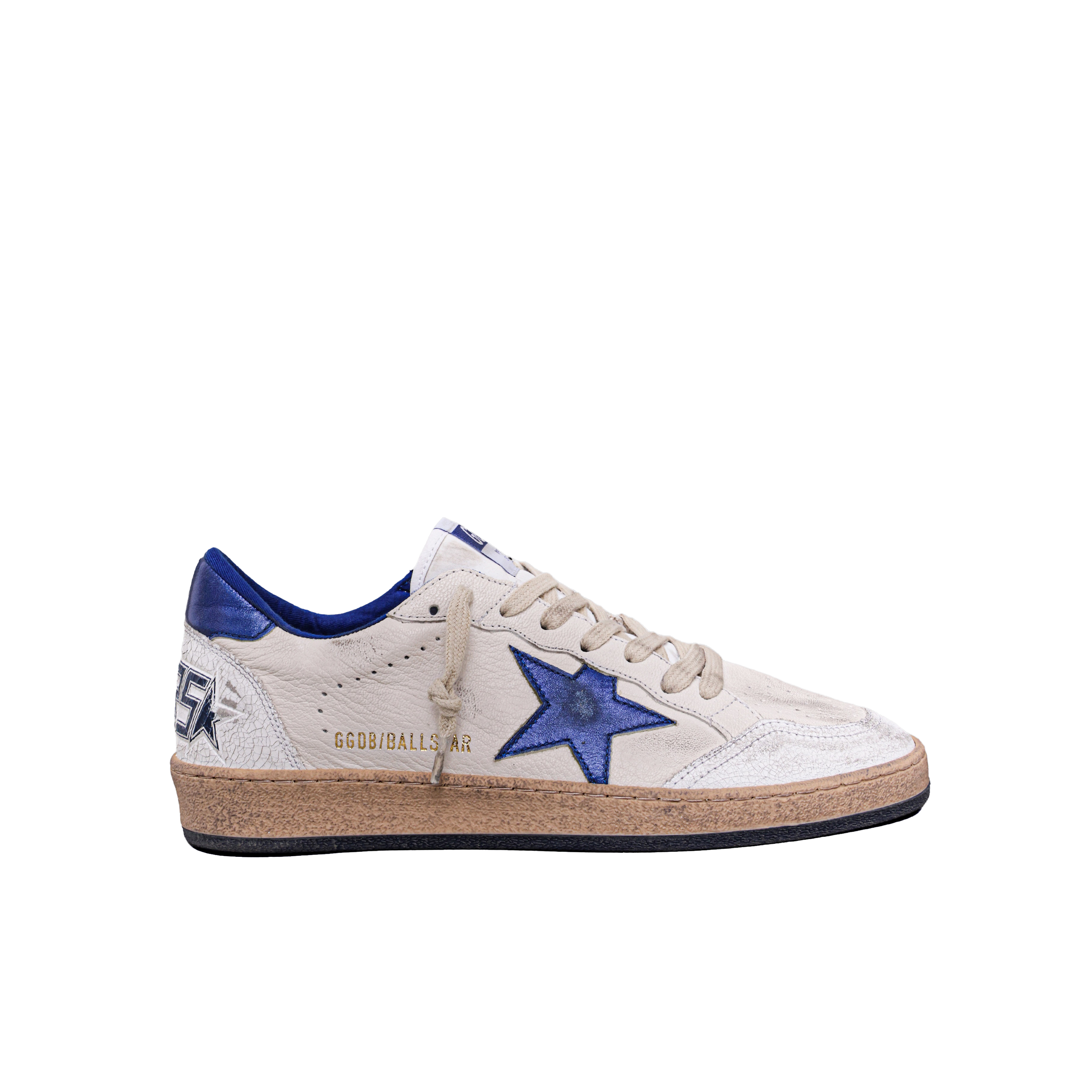 Sneakers Blanco Azul Golden Goose Ball Star Leather