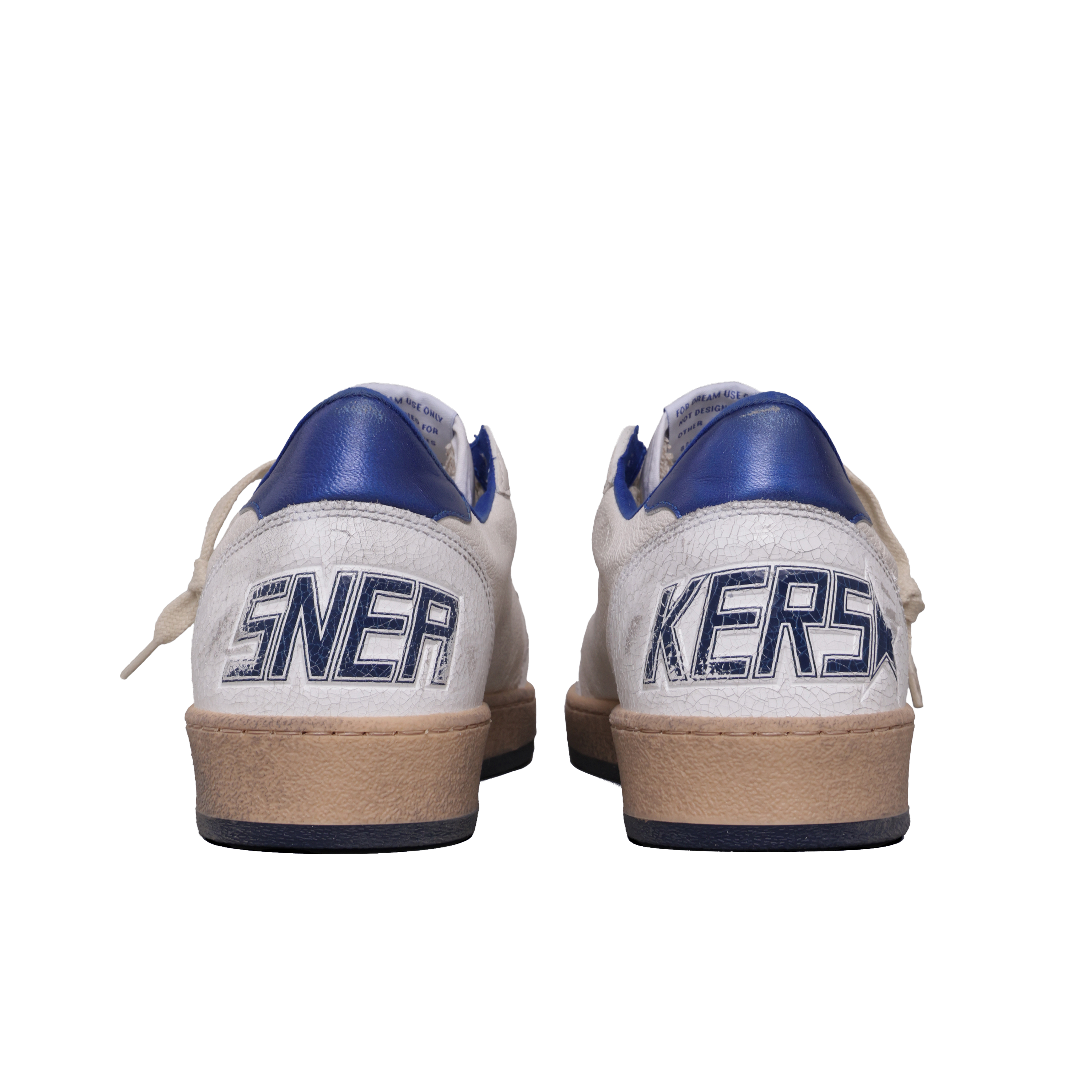 Sneakers Blanco Azul Golden Goose Ball Star Leather