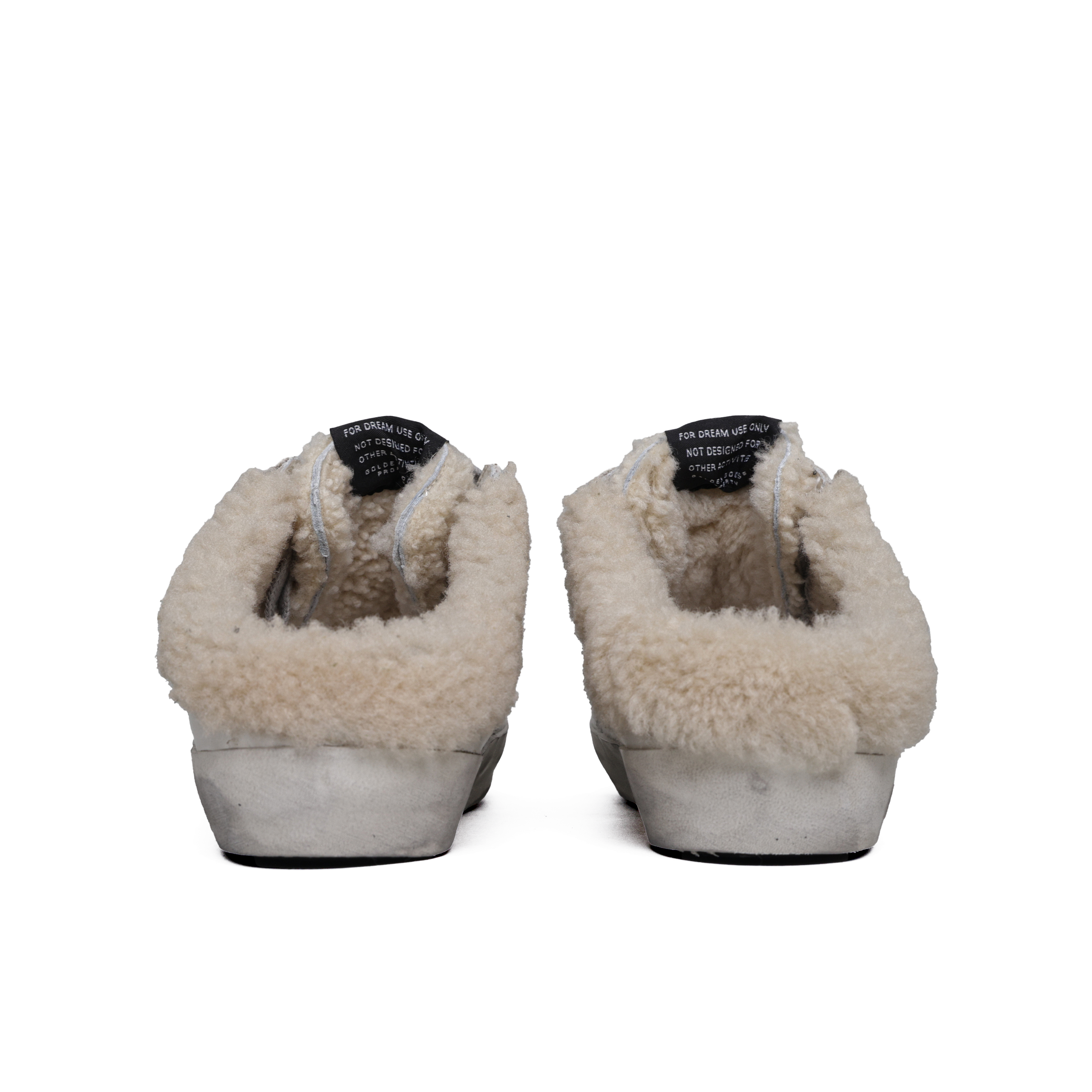 Sneakers Blancos Golden Goose Super-Star Sabot Shearling