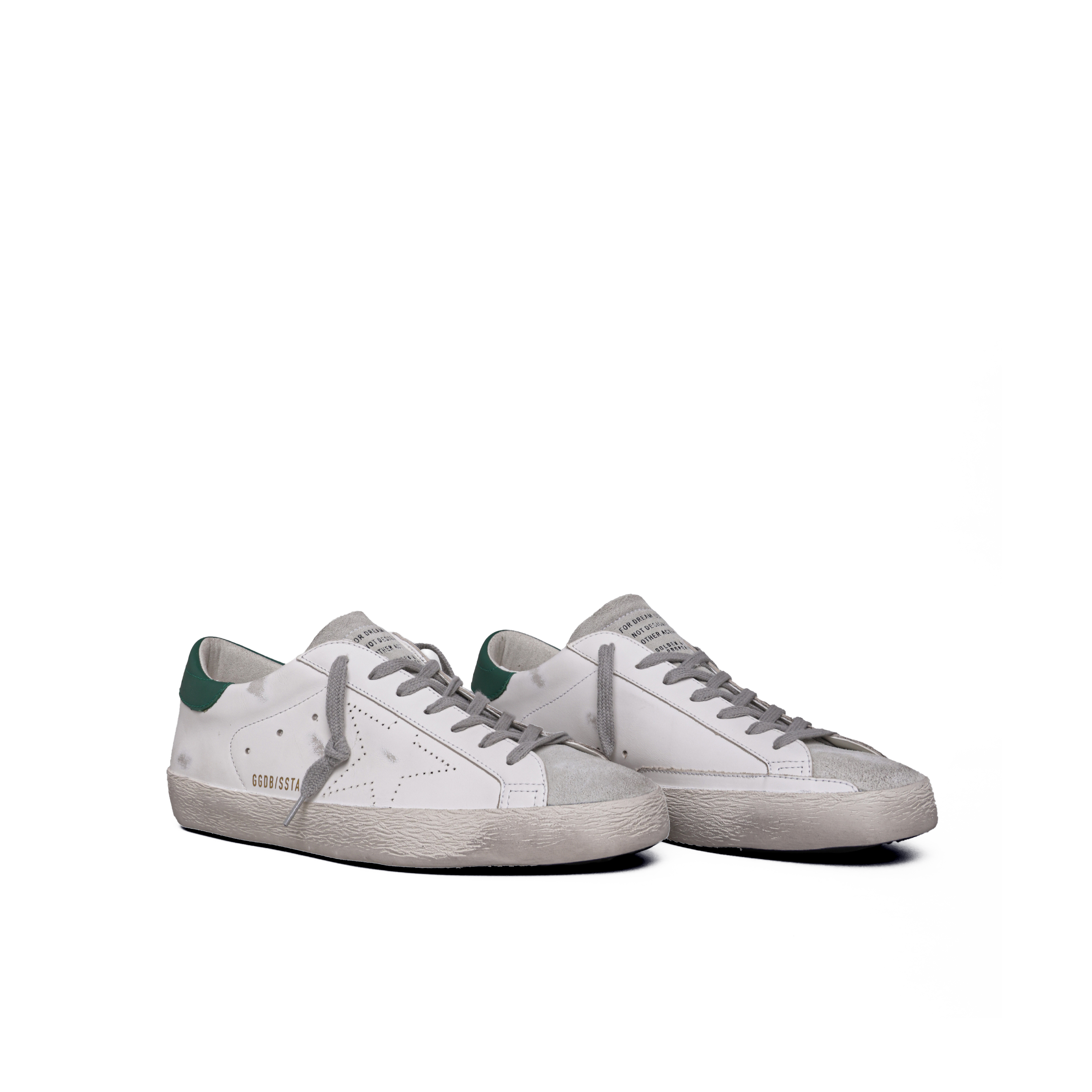 Sneakers Blancos Verde Golden Goose Super-Star