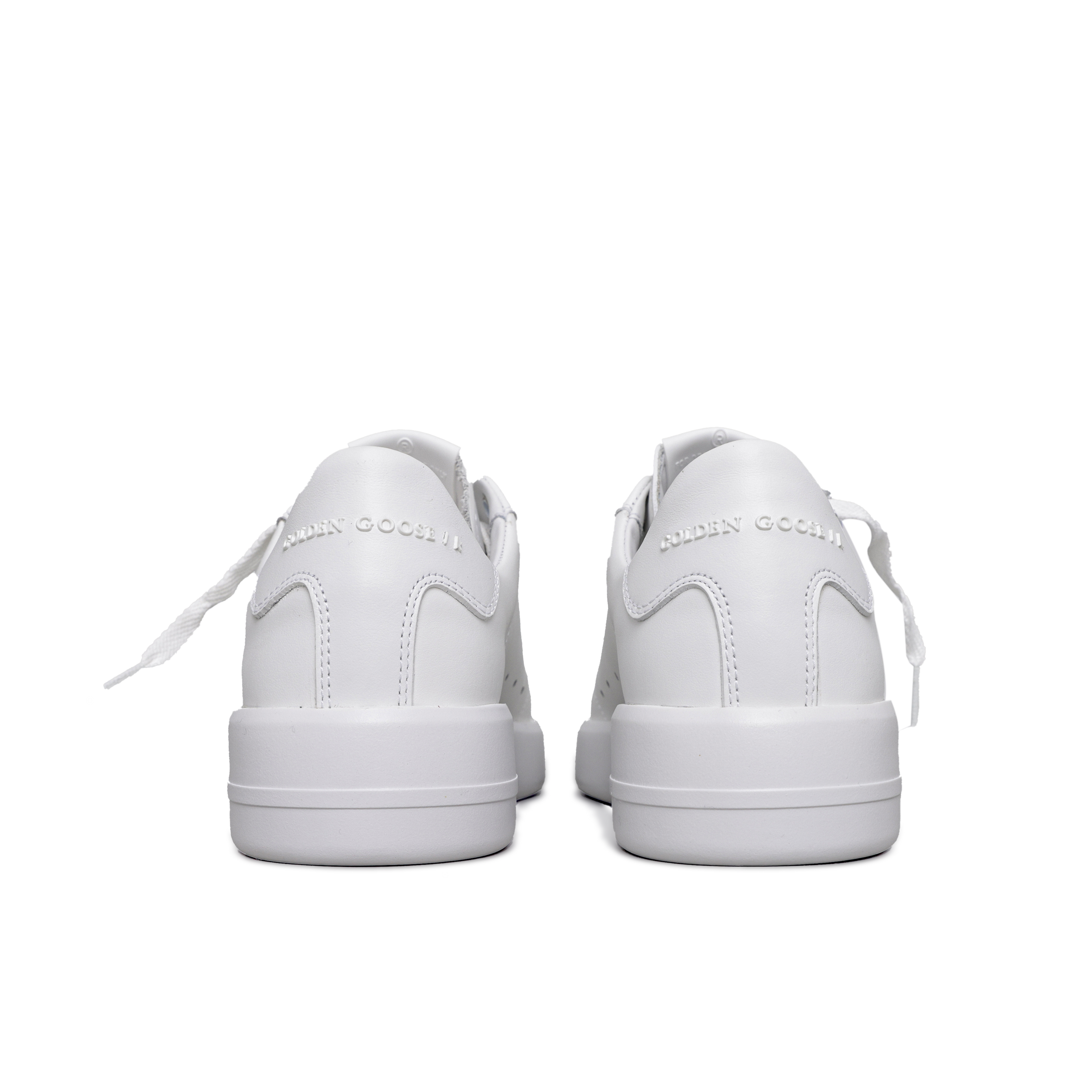 Sneaker White Golden Goose Pure Star Heel Crystal