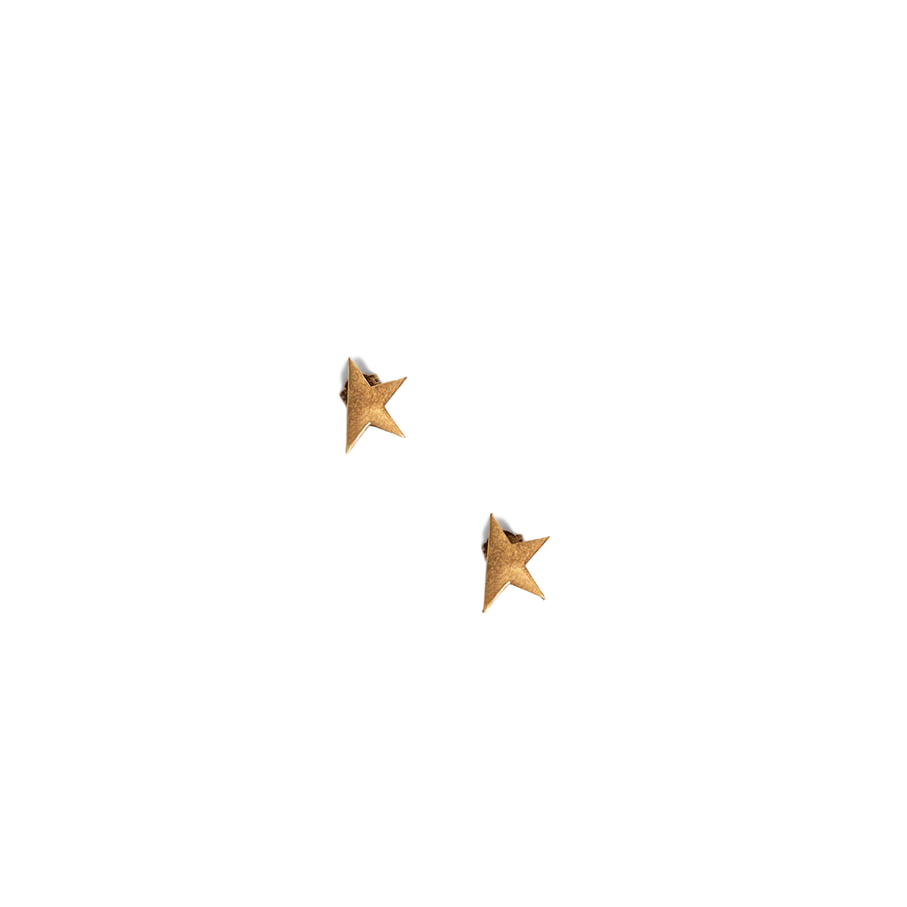 Aretes Oro Golden Goose Star