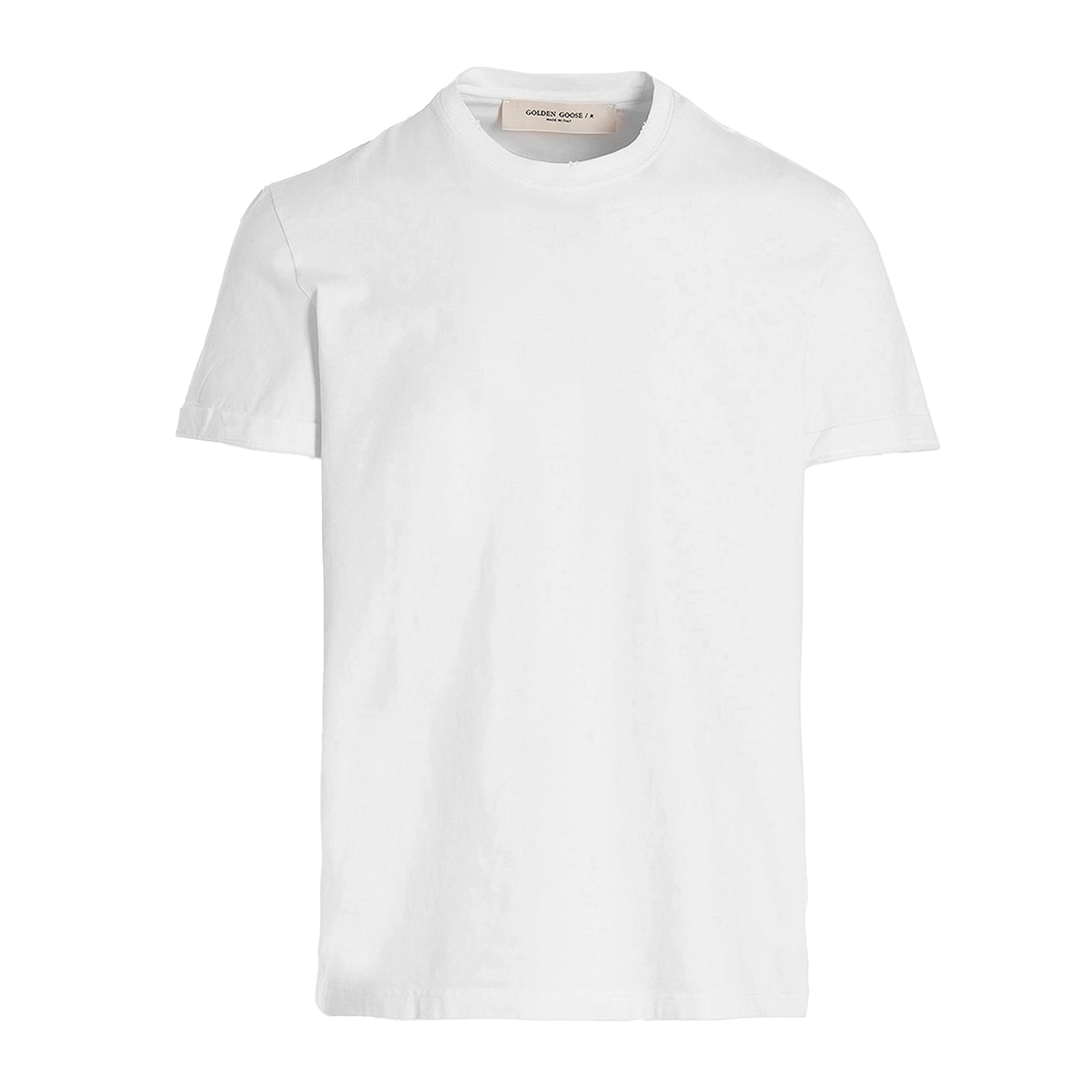 Camiseta Blanca Golden Goose Patch