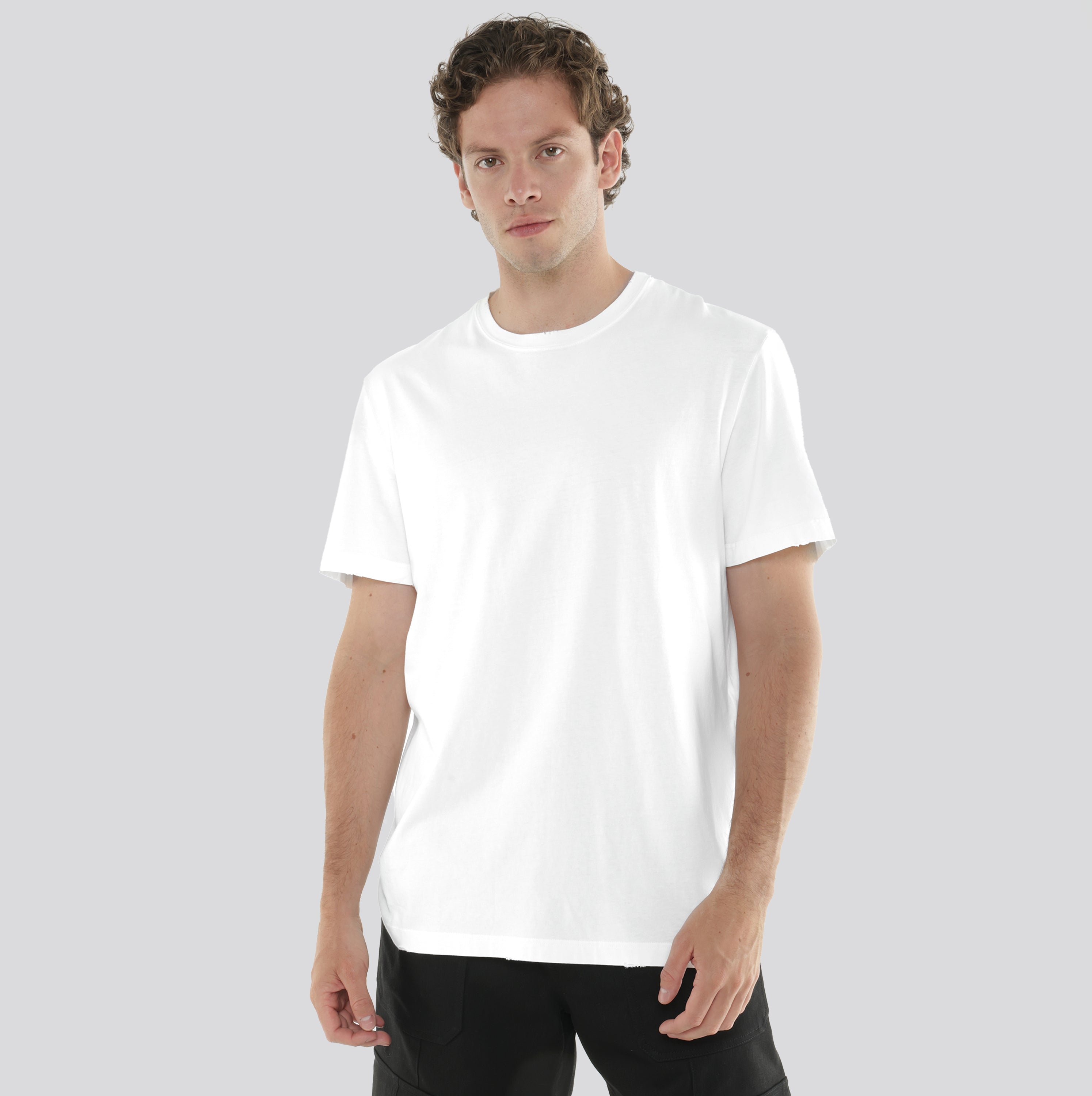 Camiseta Blanca Golden Goose Patch
