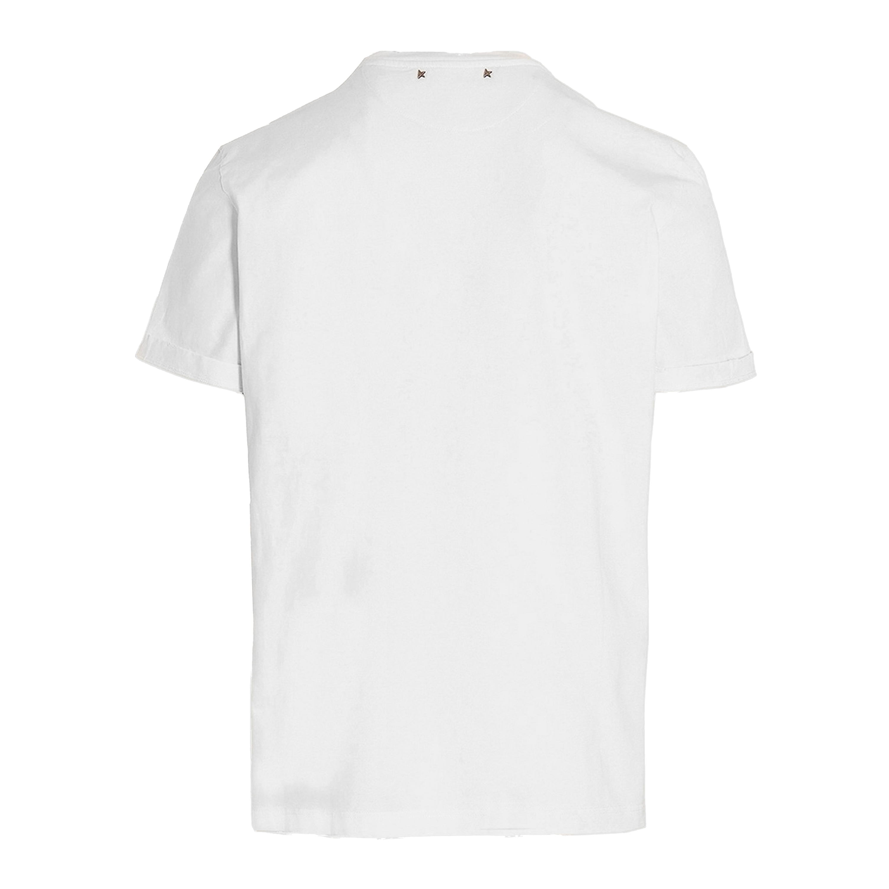 Camiseta Blanca Golden Goose Patch