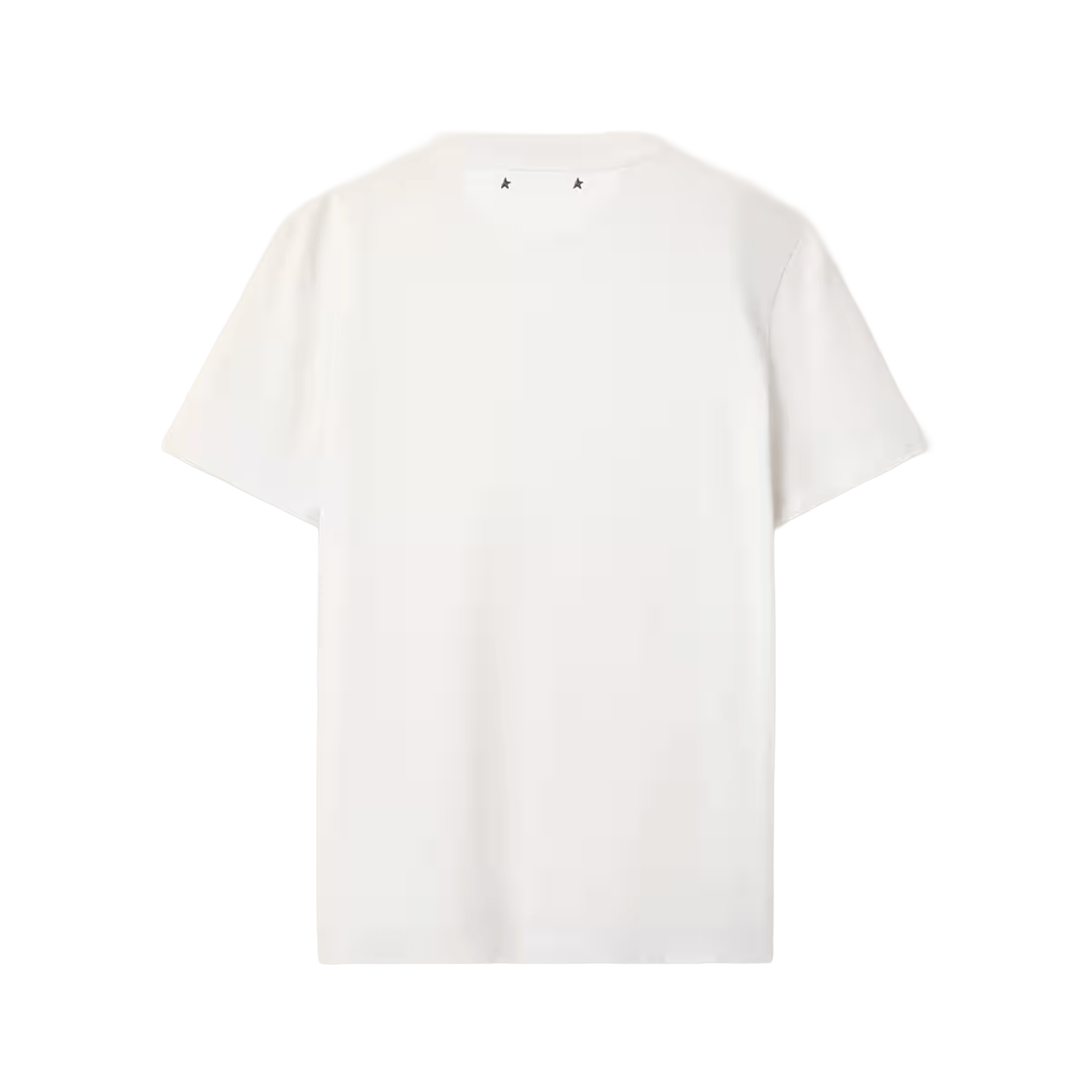 Camiseta Blanca Golden Goose Distressed