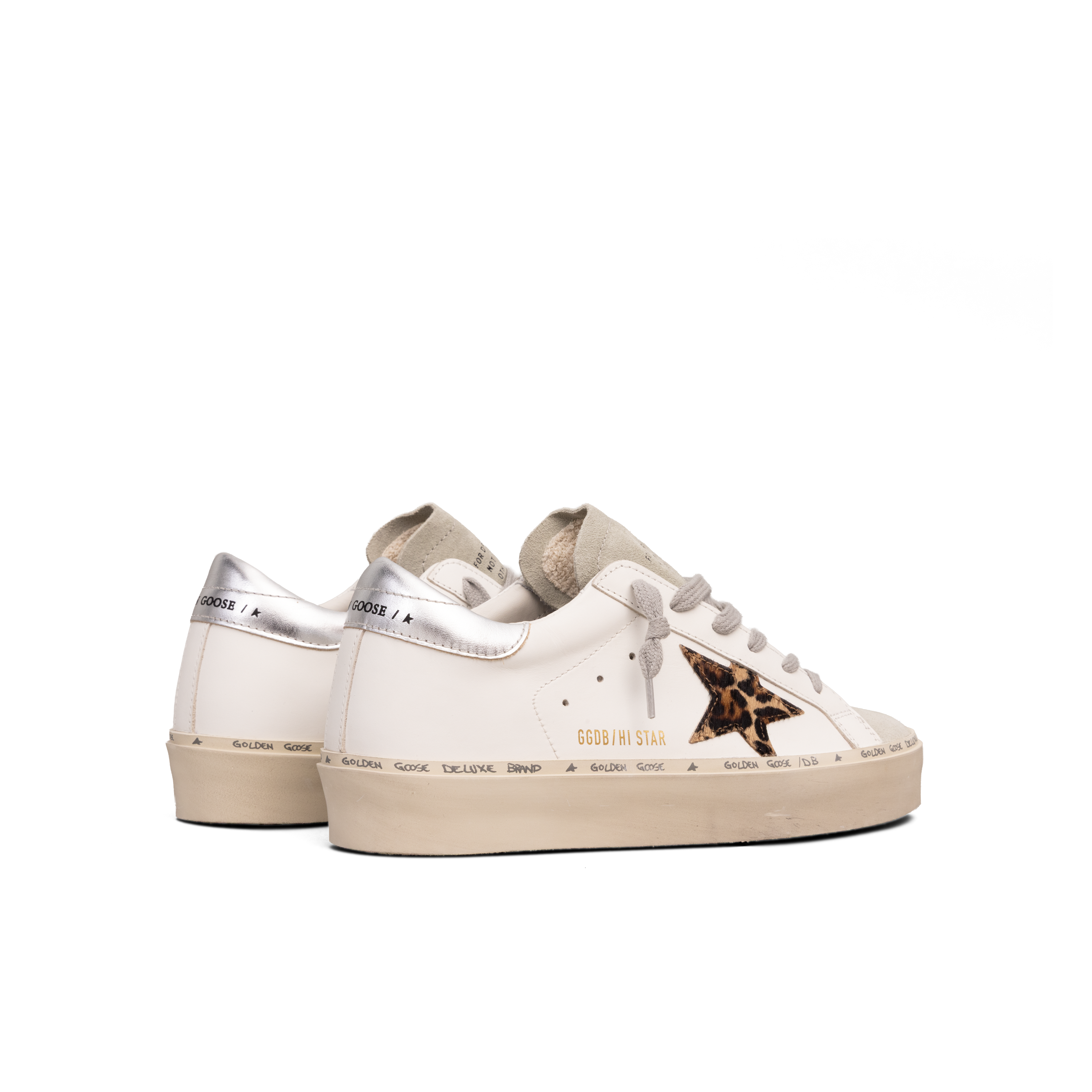 Sneakers Blancos Golden Goose Hi Star Leopard