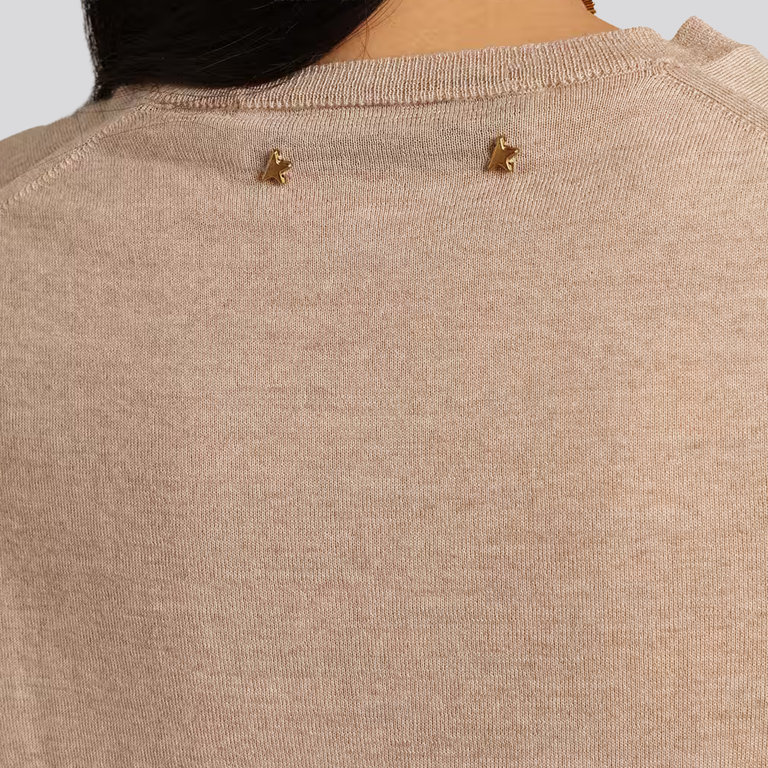 Buzo Beige Golden Goose Light Wool Merino