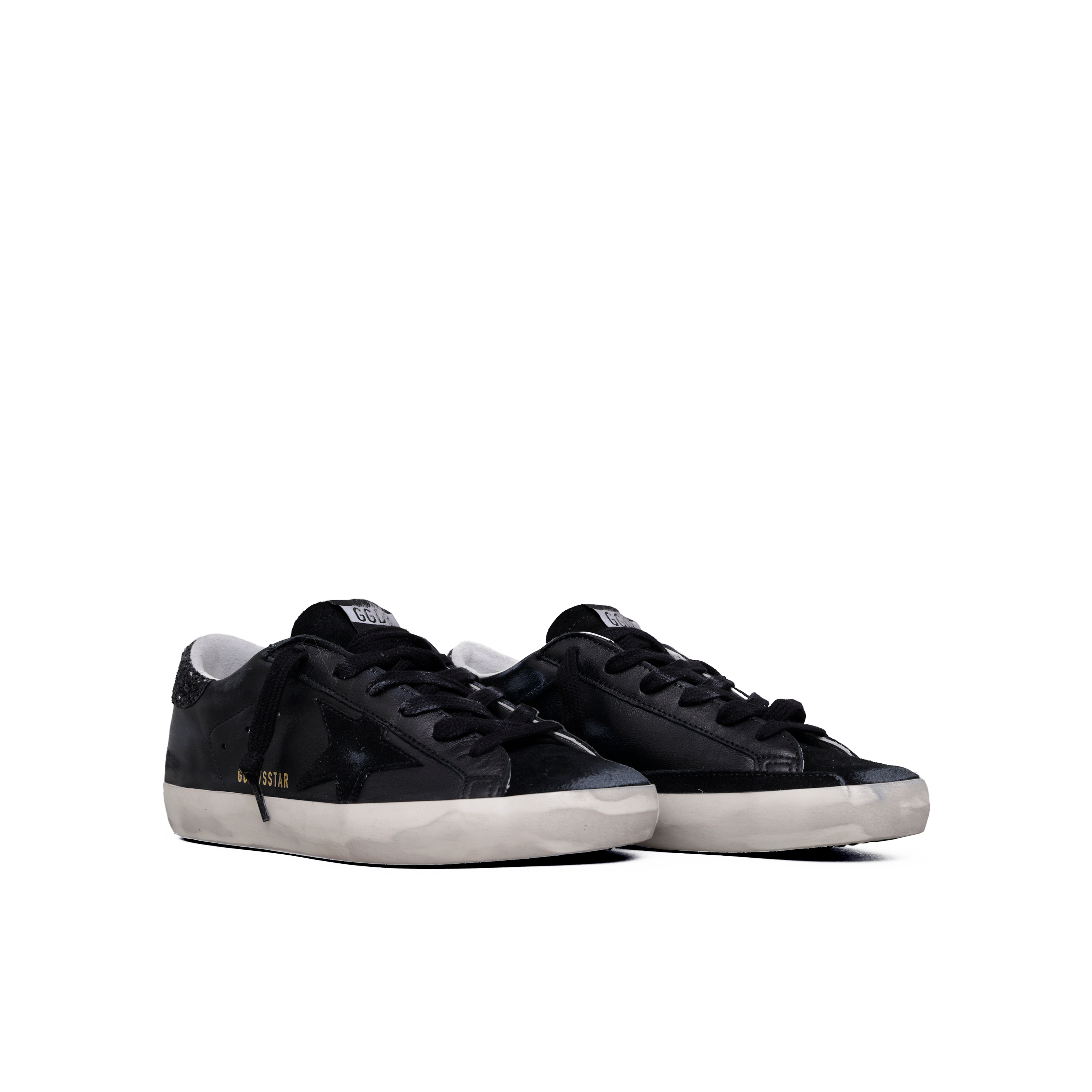 Sneakers Negros Golden Goose Super-Star Glitter