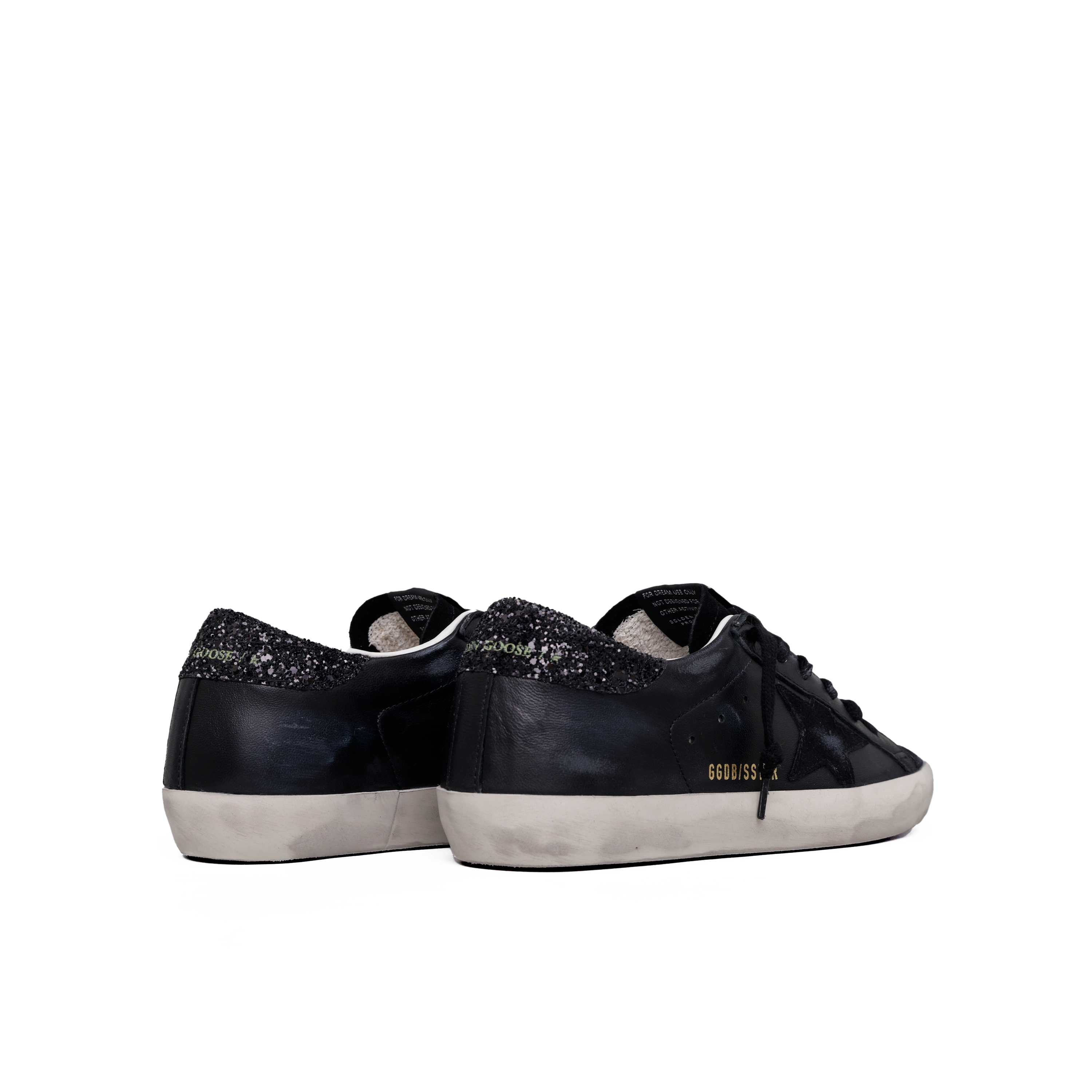 Sneakers Negros Golden Goose Super-Star Glitter