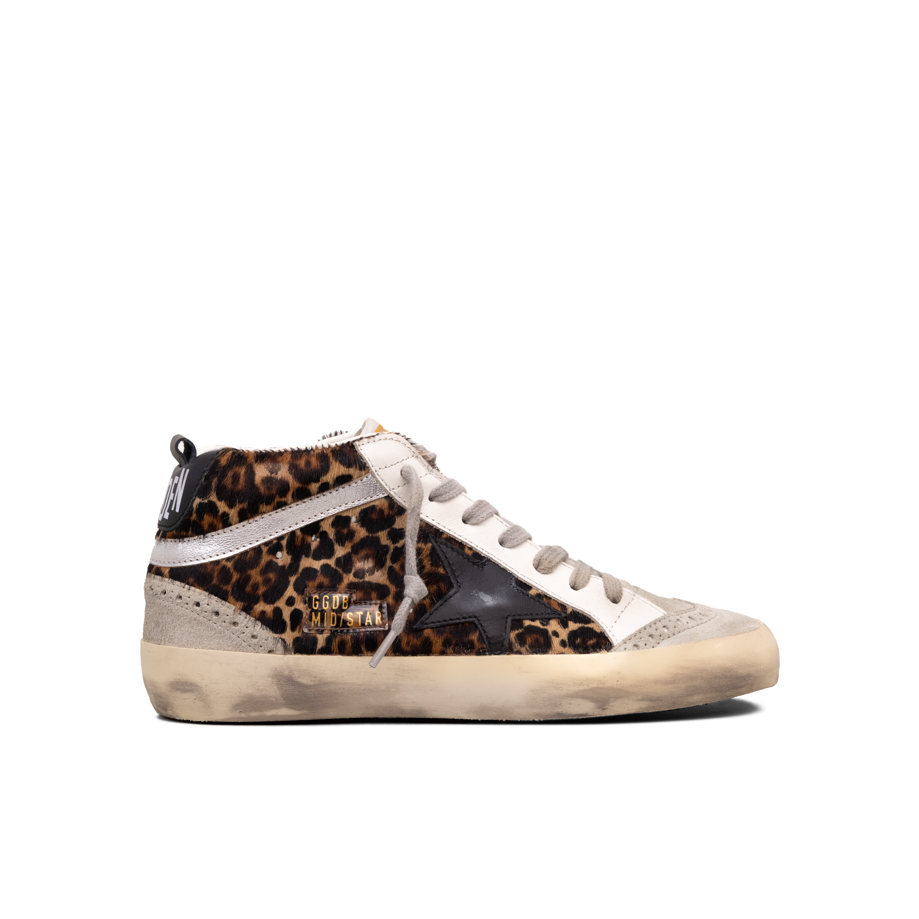 Sneakers Beige Golden Goose Mid Star Horsy