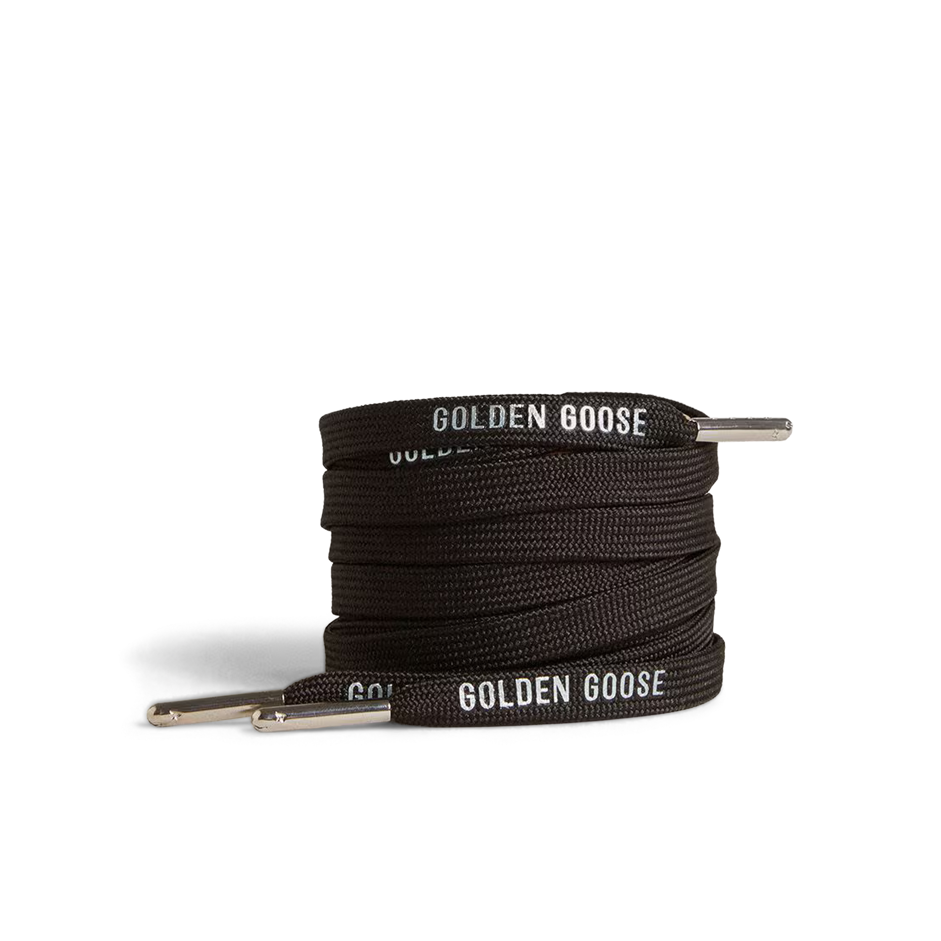Cordones Negro Golden Goose Logo