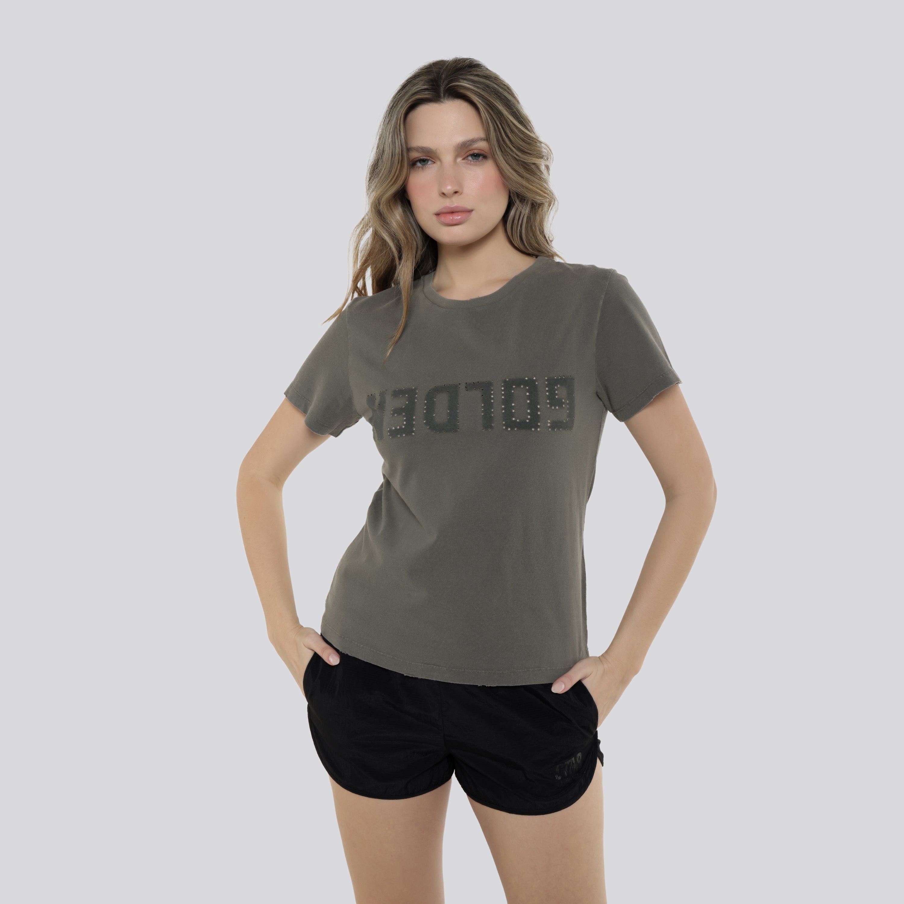 Camiseta Verde Golden Goose Gauze