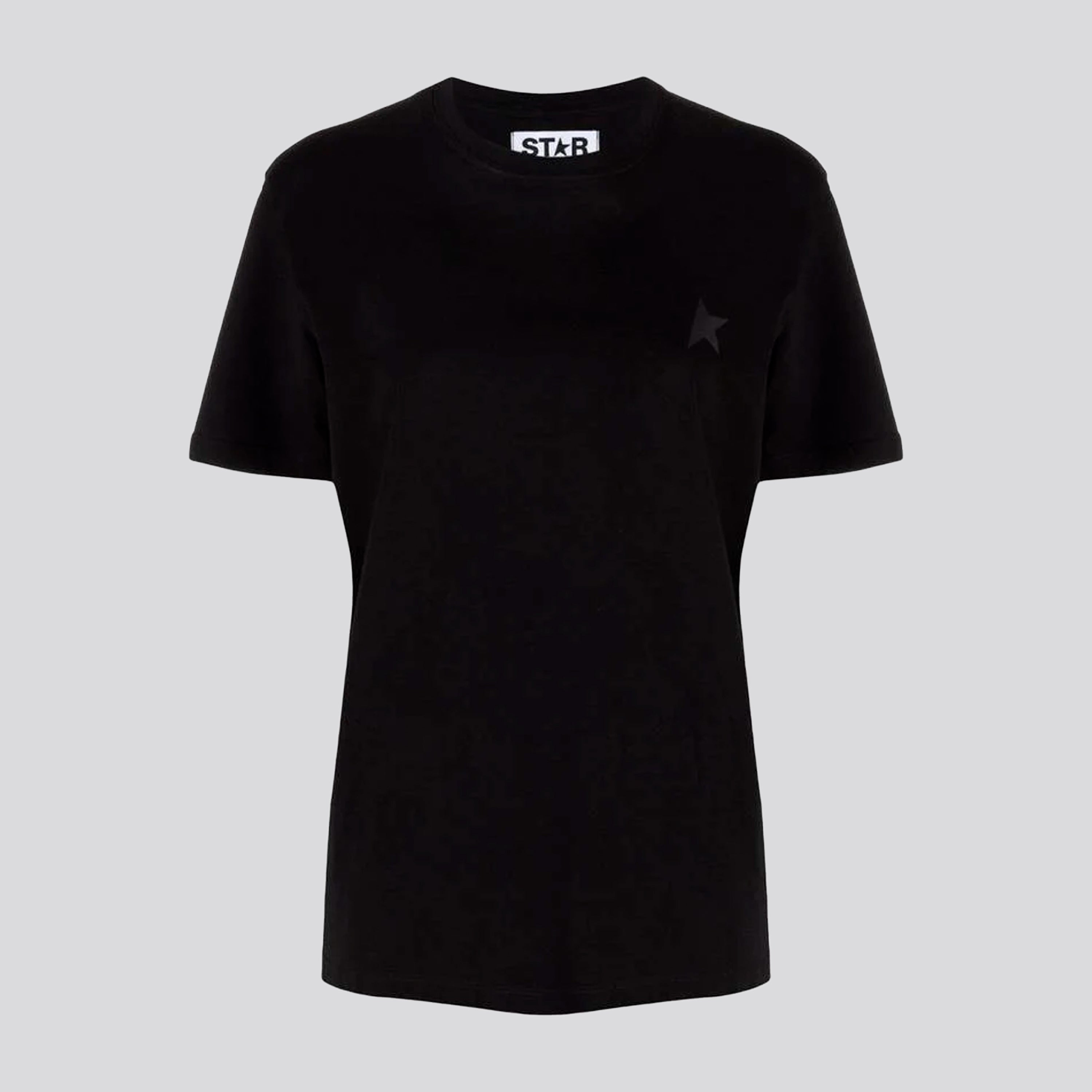 Camiseta Negra Golden Goose Star M'S