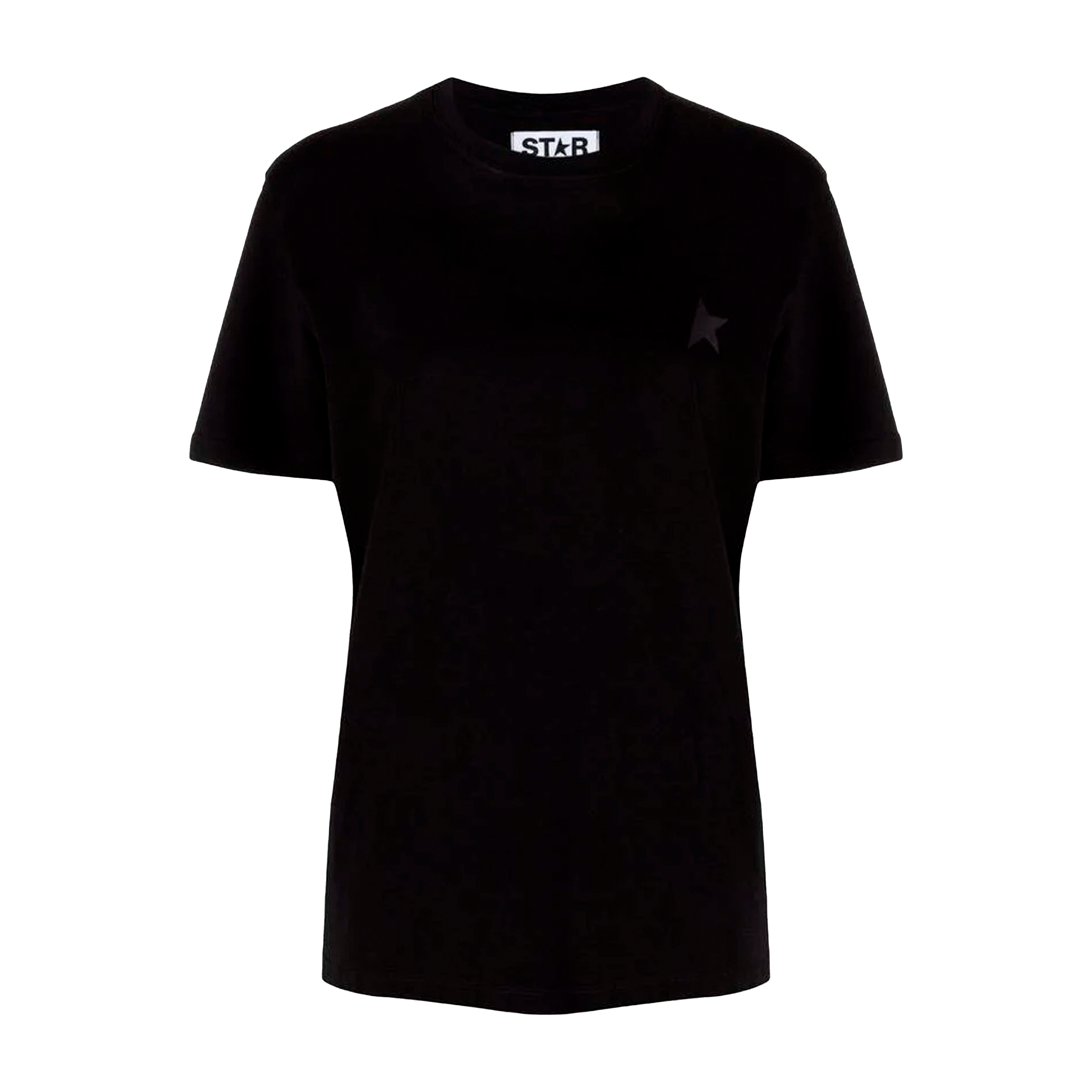 Camiseta Negra Golden Goose Star M'S