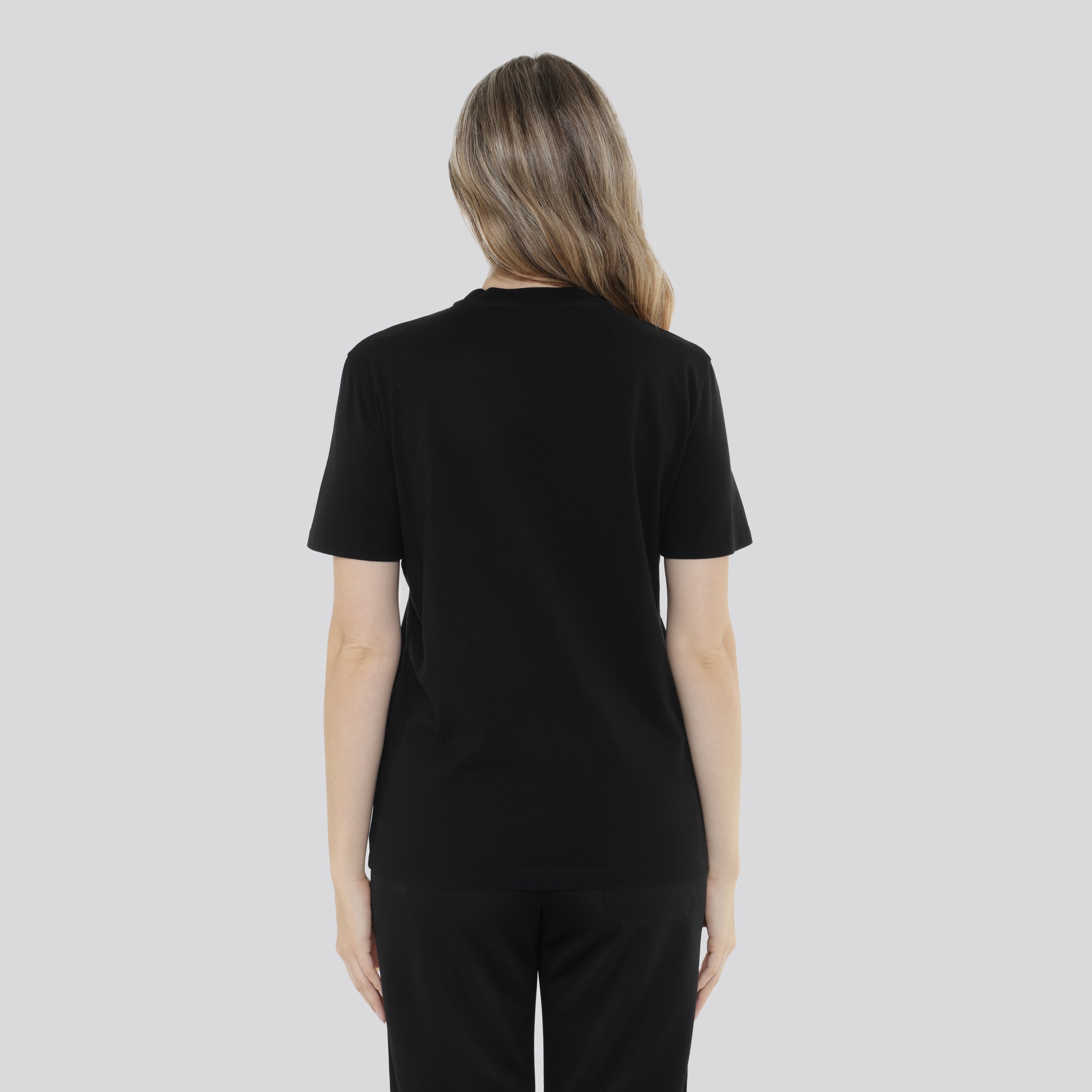 Camiseta Negra Golden Goose Star M'S