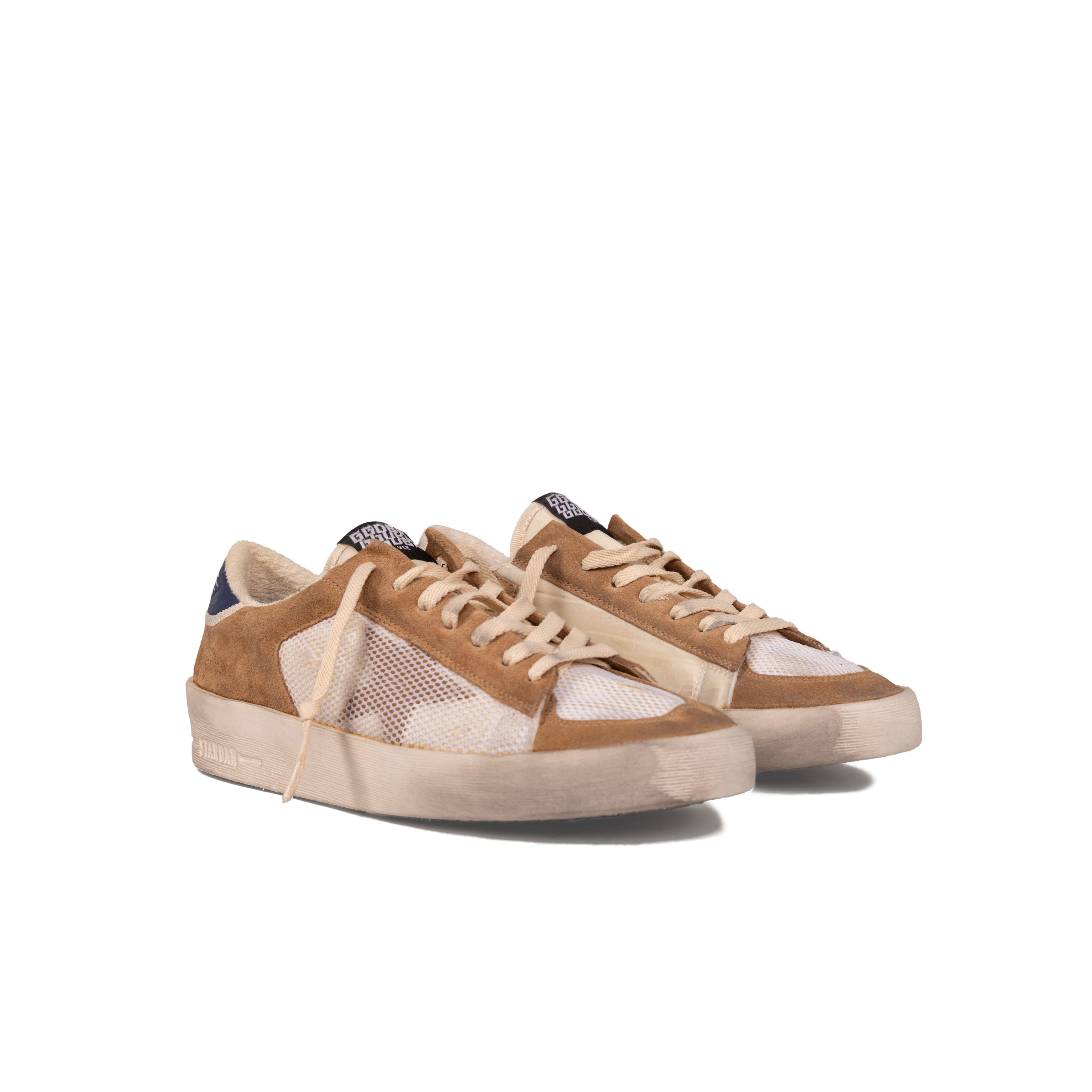 Sneakers Beige Golden Goose Stardan Delave'