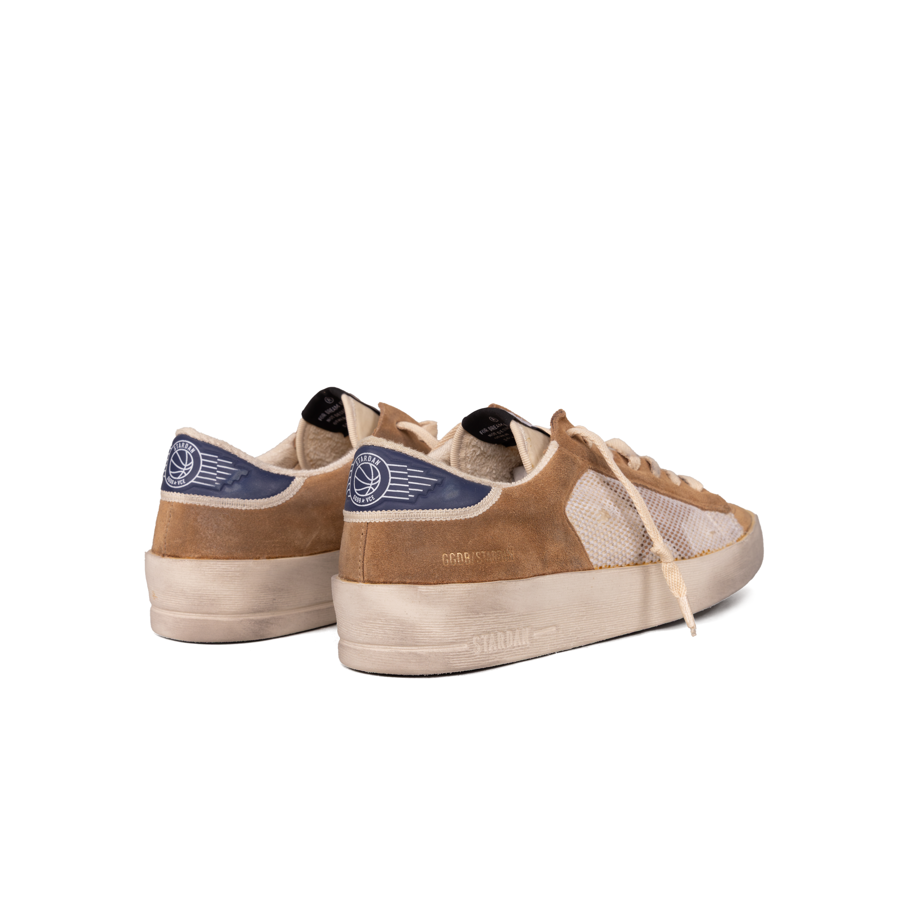 Sneakers Beige Golden Goose Stardan Delave'